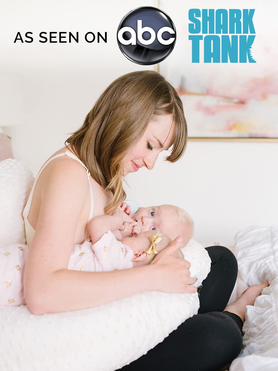 Twin Z Pillow Navy Blue - 6-in-1 Nursing Pillow for Breastfeeding, Bottle Feeding, Tummy Time, Reflux Relief & Support | Perfect for Newborns, Twins & Moms (Home, Hospital & Travel Use)