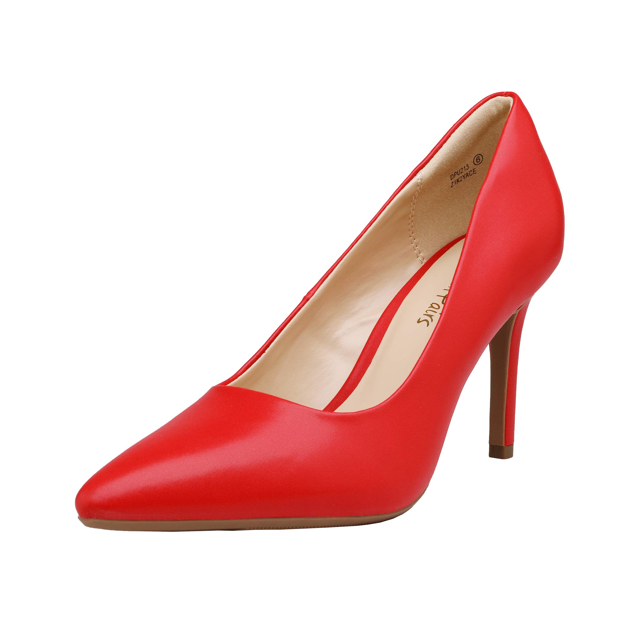 DREAM PAIRS Women's High Heel Stiletto Pumps - 4 Inch Pointed Toe Dress Shoes for Party, Wedding, Evening Events & Office Wear | Comfortable & Stylish Women's Fashion Heels for Prom, Date Night & Special Occasions | Perfect for Cocktail Parties, Business Meetings & Night Out Clubbing
