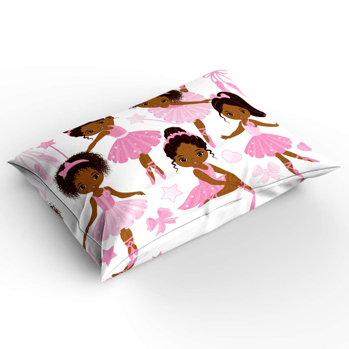 **Ballerina Dancer Duvet Cover Set - Full Size 4-Piece Soft Microfiber Bedding Set for Kids & Adults, Breathable Comforter Cover with Zipper Closure - Perfect for Girls' Bedroom, Ballet Theme Decor**
