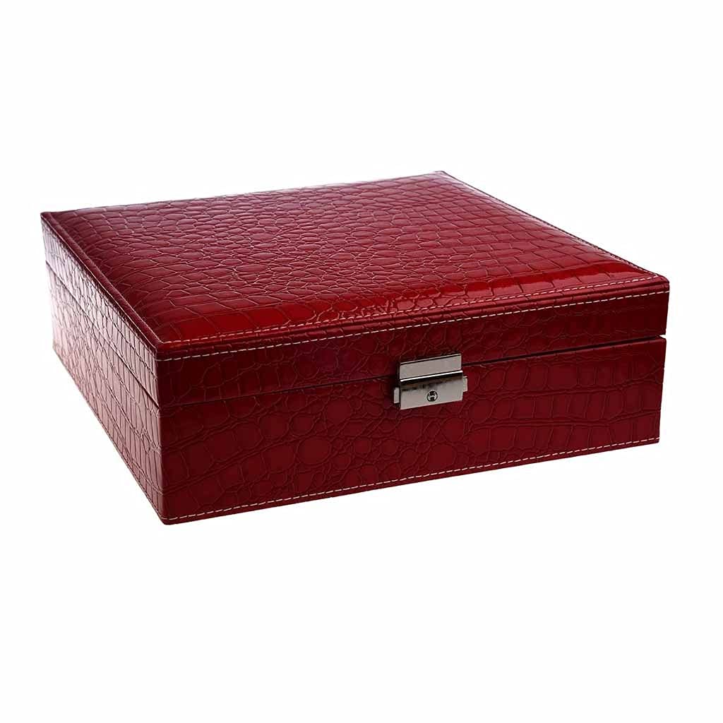 XINGFU Women's Travel Jewelry Organizer - Portable Storage Case for Earrings, Rings, Necklaces & Watches | Perfect Cosmetic & Accessory Box for Vacation, Business Trips & Daily Use