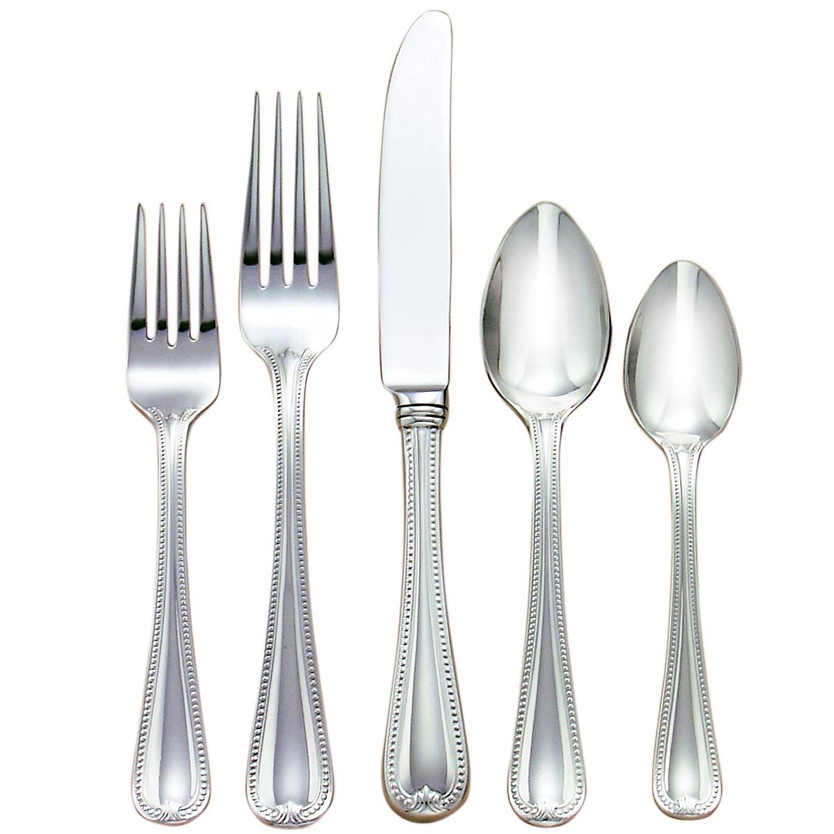 Vintage Jewel 5-Piece Dinnerware Set - Elegant Tableware for Formal Dining, Holiday Entertaining & Special Occasions