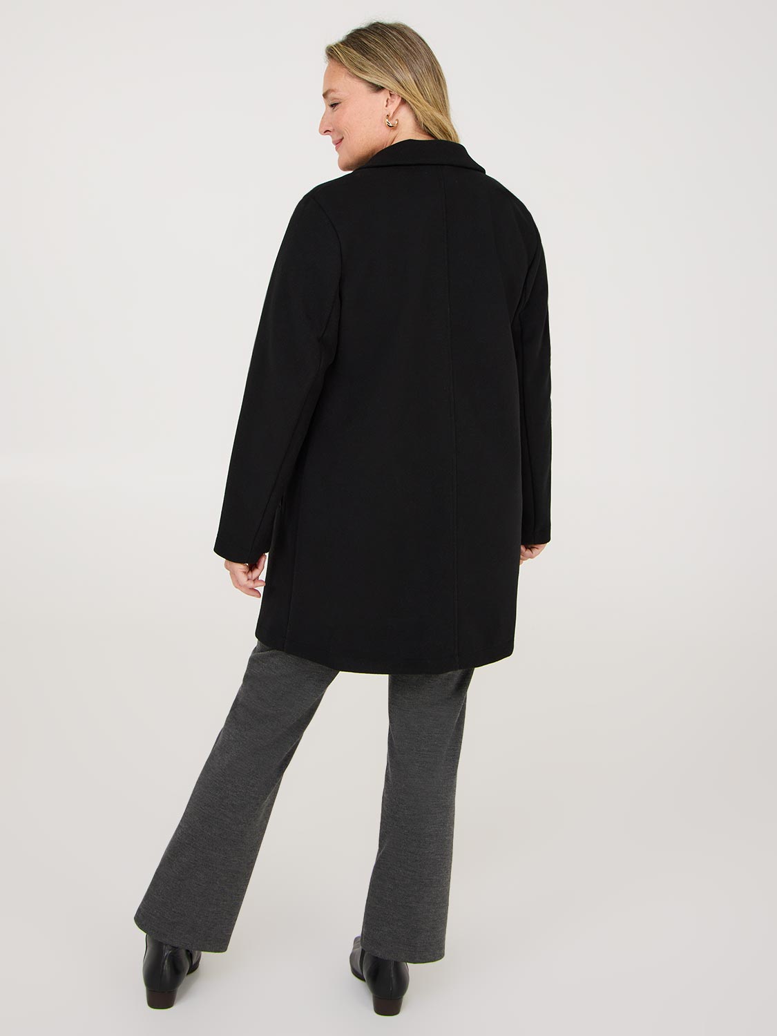 Open Front Car Coat for Women - Stylish Longline Outerwear Jacket - Perfect for Fall and Winter Commuting, Office Wear & Casual Outings