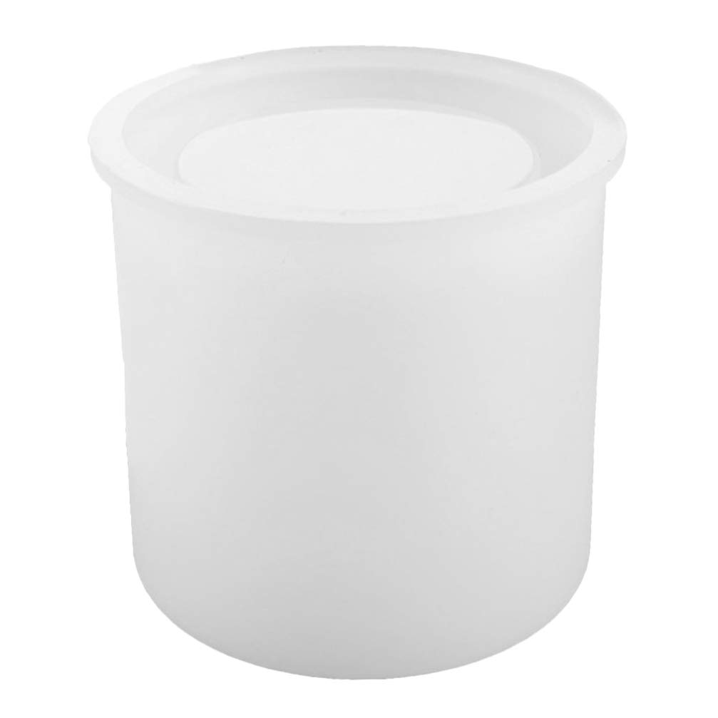 Silicone Pen Holder Molds - Resin Flower Pot & Pencil Holder DIY Craft Molds for Epoxy Crystal Makeup Brush Organizer, Fondant Molds - Perfect for Desktop Decor, Office Organization & DIY Gift Making (White)