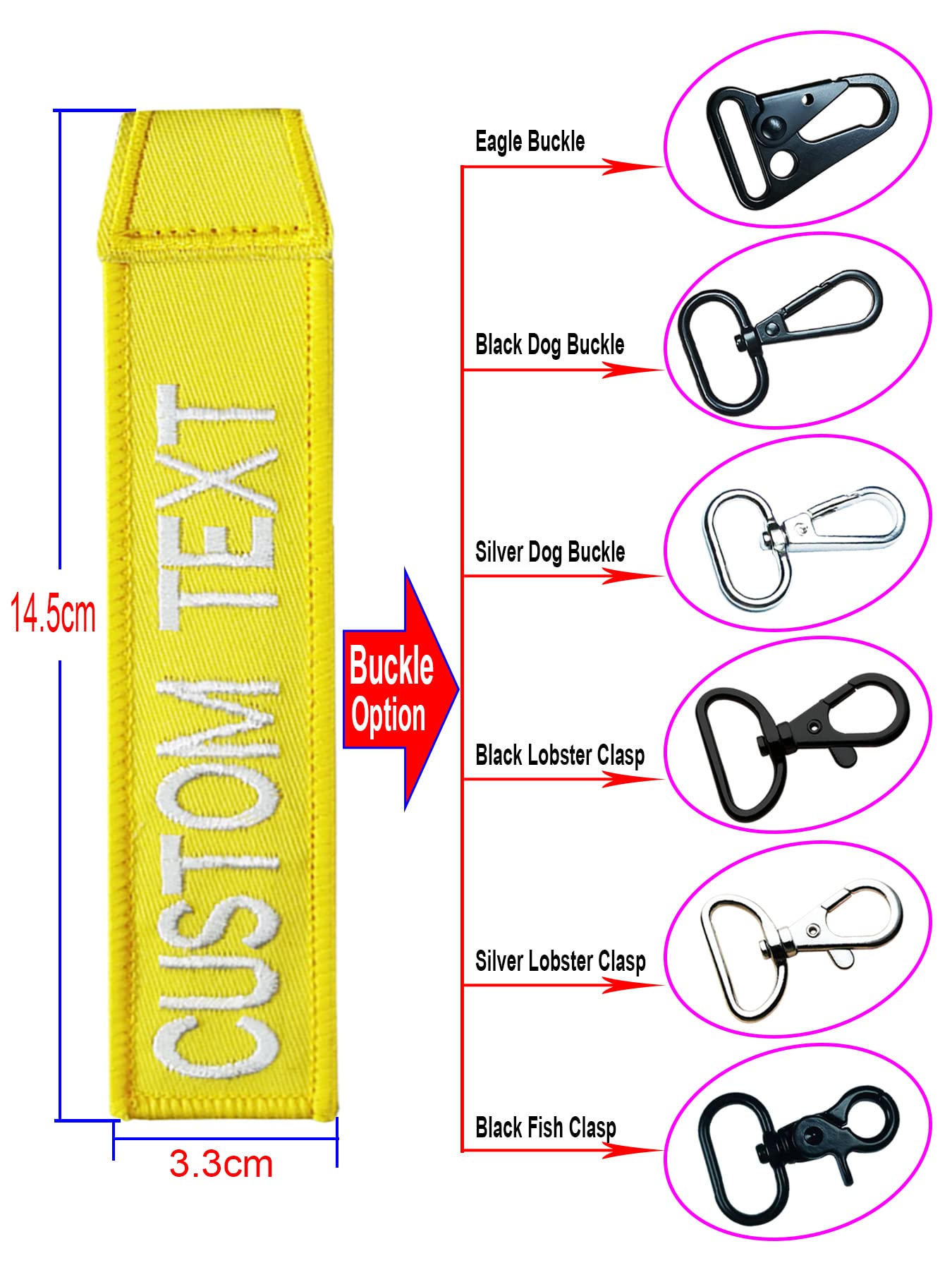 Customized Keychain with Name & Number - Personalized Key Ring Accessories for Luggage, Crate, Belt & Gear | Perfect for Travel, Sports & Everyday Use