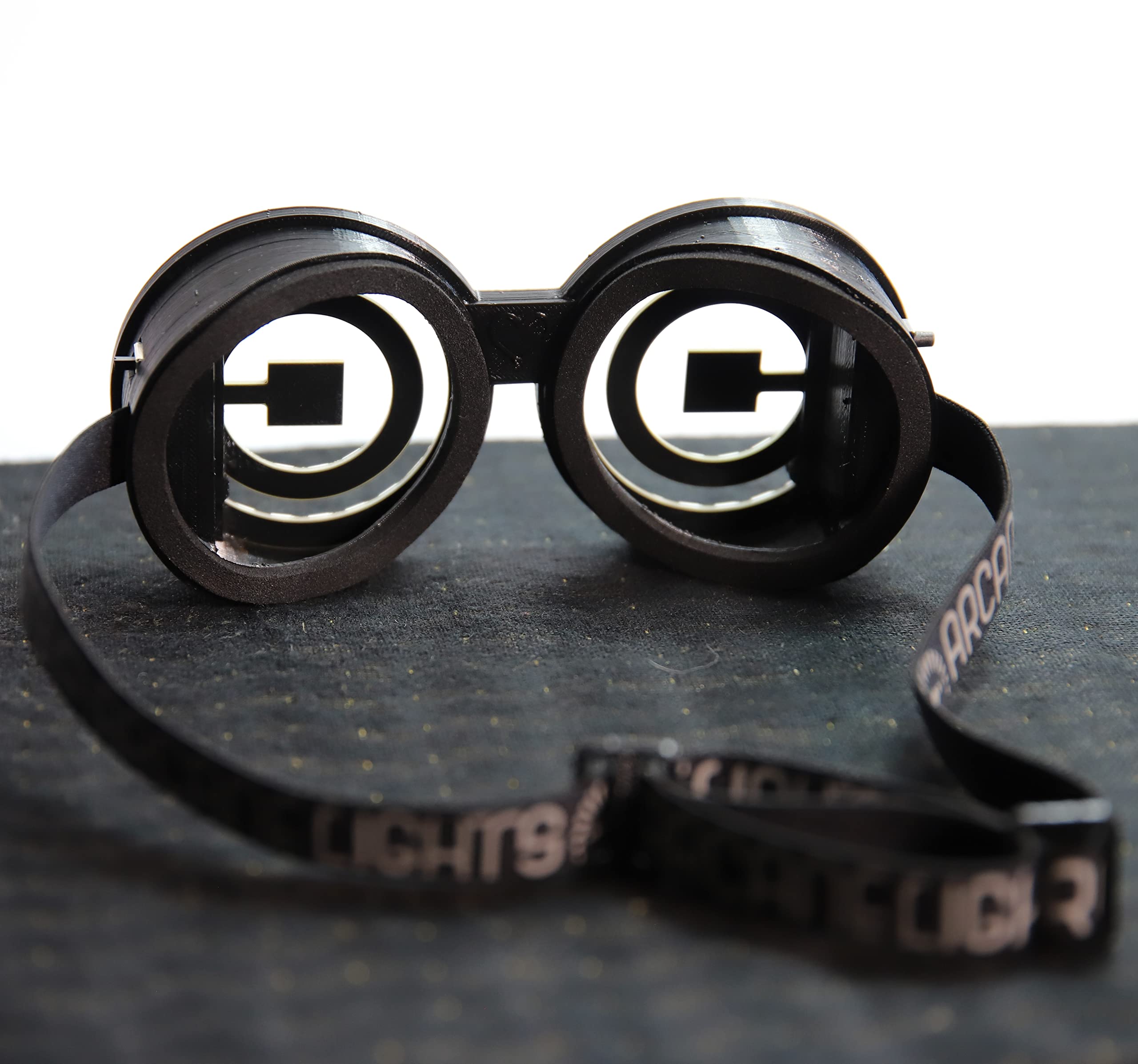 Rezz Style LED Goggles - Full Color Animated LED Glasses with 20+ Light Patterns & 30+ Colors - Perfect for Raves, EDM Festivals, Concerts, and Night Parties