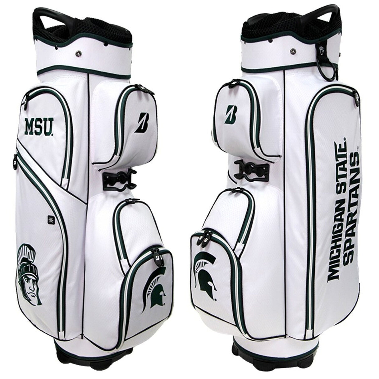 Bridgestone Collegiate Golf Cart Bag - Lightweight Durable Golf Stand Bag with Multiple Pockets for Clubs & Accessories - Perfect for College Golfers & Tournament Play