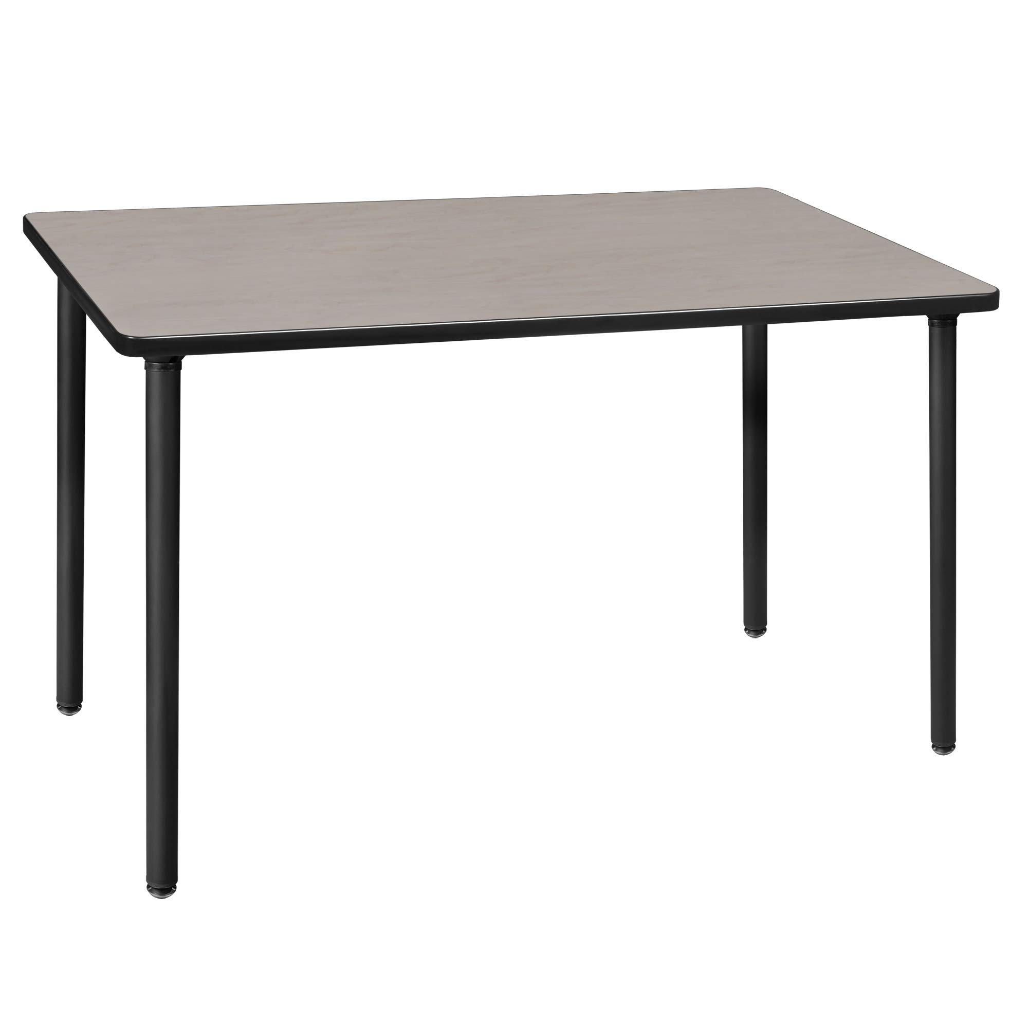 Regency Kee Folding Training Tables - Medium Size Maple & Black Conference Tables for Office, Classroom, or Event Use - Portable & Durable Folding Table