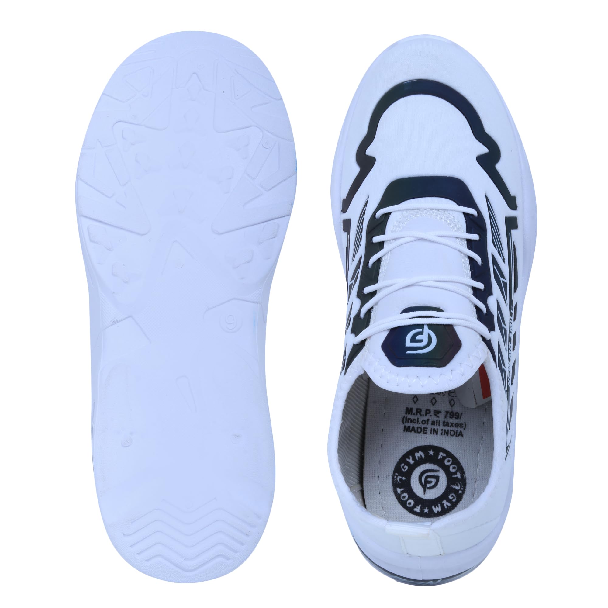 SHOELAMB Men's Reflective Running Shoes - Lightweight Athletic Sneakers for Jogging, Walking & Night Workouts - Breathable Mesh Sports Shoes for Men