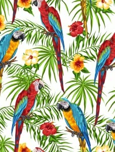 Parrot Green Leaves