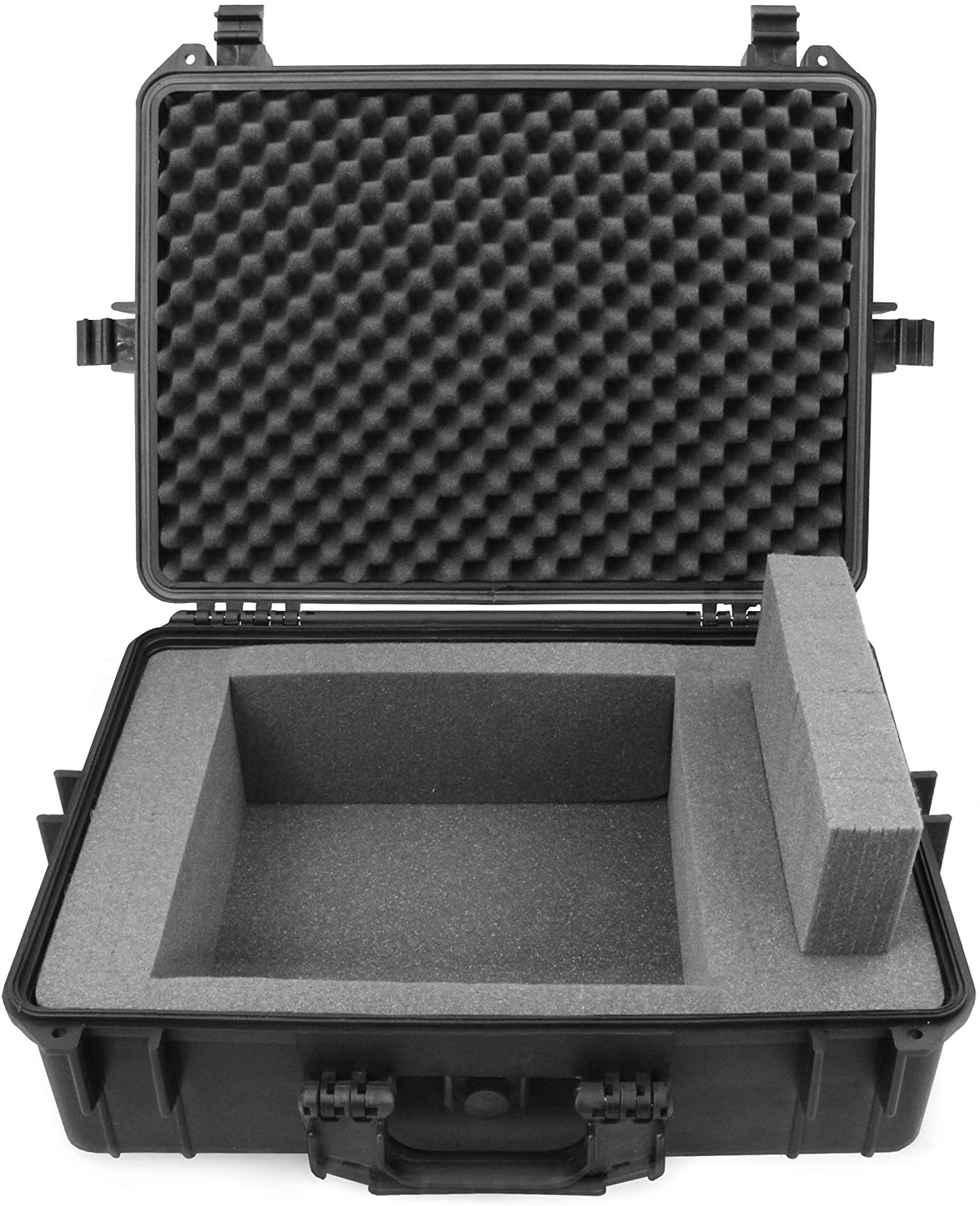 Waterproof Projector Case for Epson Home Cinema 2100 2150 & PowerLite Projectors - Shockproof Hard Shell with Protective Foam Interior - Perfect for Travel, Storage & Outdoor Movie Nights