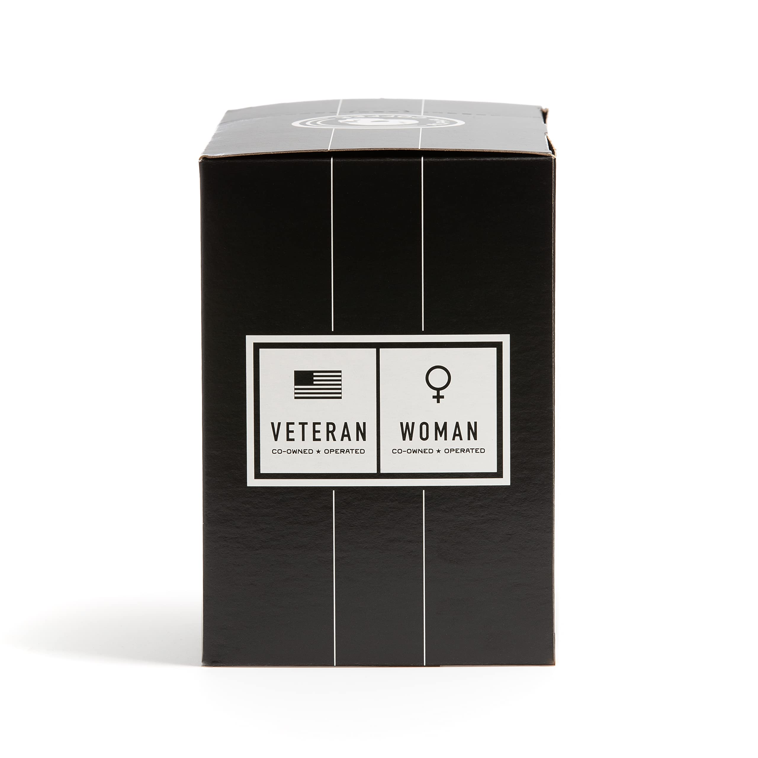 Alpha Coffee – Double Barrel Black Midnight Blend - 24 Count Coffee Pods | Premium Gourmet Dark French Roast | 100% Arabica Beans | Veteran Owned Small Batch Roasted | Perfect for Morning Boost, Office Break & Camping Trips (Pack of 2)