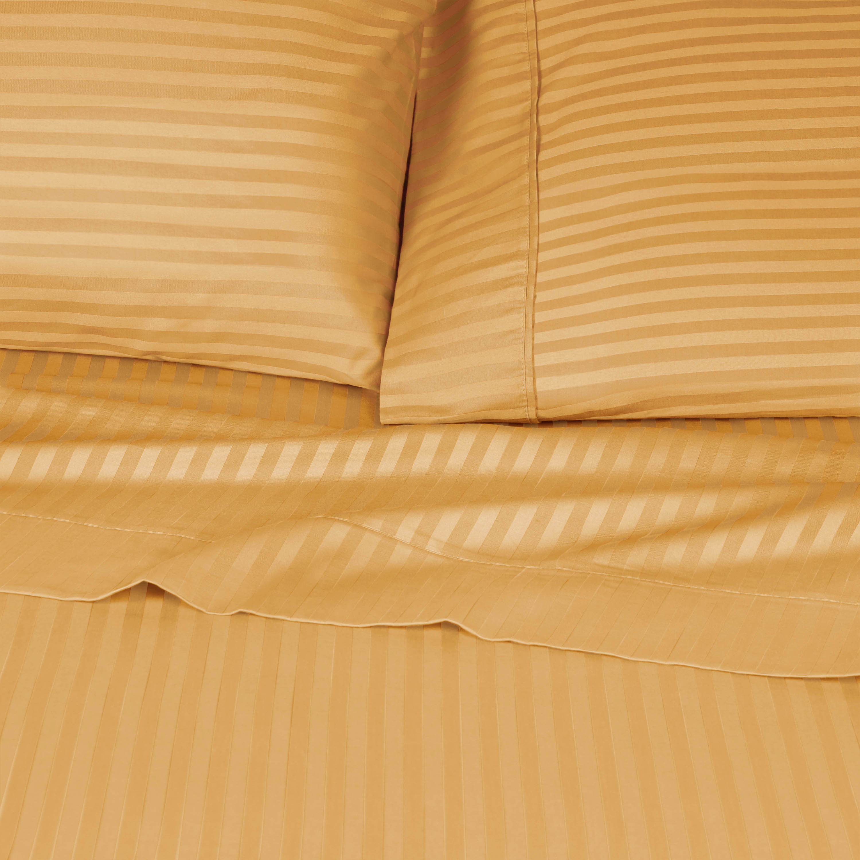 Premium 100% Egyptian Cotton 300 Thread Count Sheet Set - Deep Pocket Fitted, Flat Sheet & Pillowcases - Soft Breathable Bedding for Luxury Hotels & Home Use