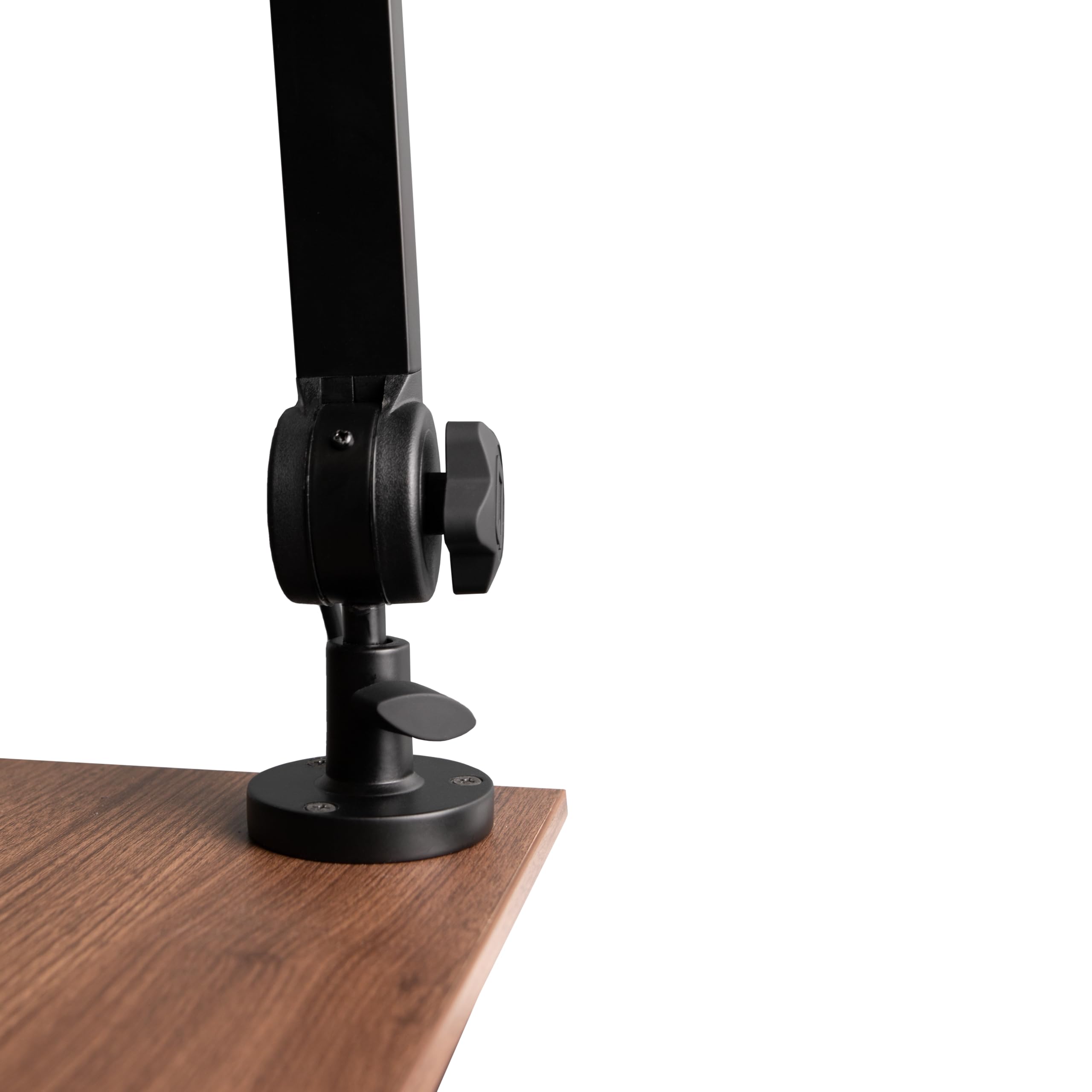 Gator Frameworks GFWBCBM3000 Deluxe Desk-Mounted Broadcast Microphone Boom Stand - Adjustable XLR Mic Arm for Podcasting, Streaming, Voice Recording & Home Studio Setup - Perfect for Podcasters, Gamers & Content Creators