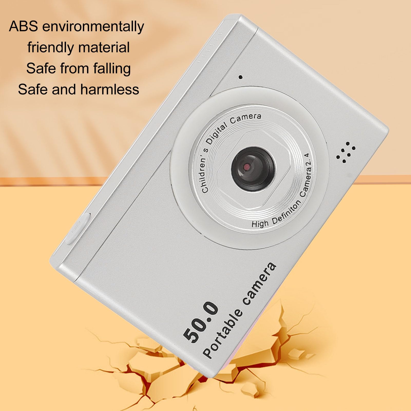48MP 1080P Digital Camera for Vlogging - 16X Zoom Compact Point and Shoot Camera with 2.4
