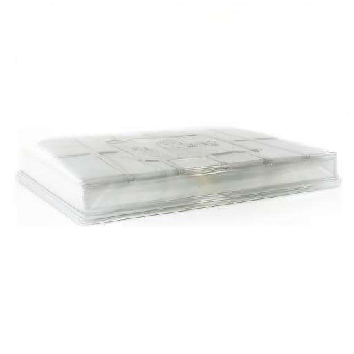 50 Pack Clear Plastic Humidity Domes for Plants - Fits 10x20 Inch Seedling Trays | Greenhouse Propagation Covers for Indoor Gardening & Hydroponic Systems | Perfect for Seed Starting, Cloning & Plant Propagation