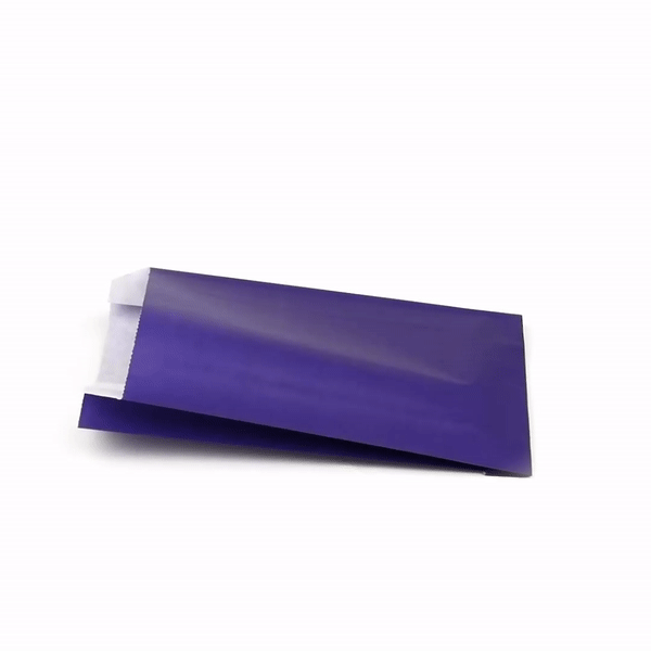 Purple French Fry Bags 4.25