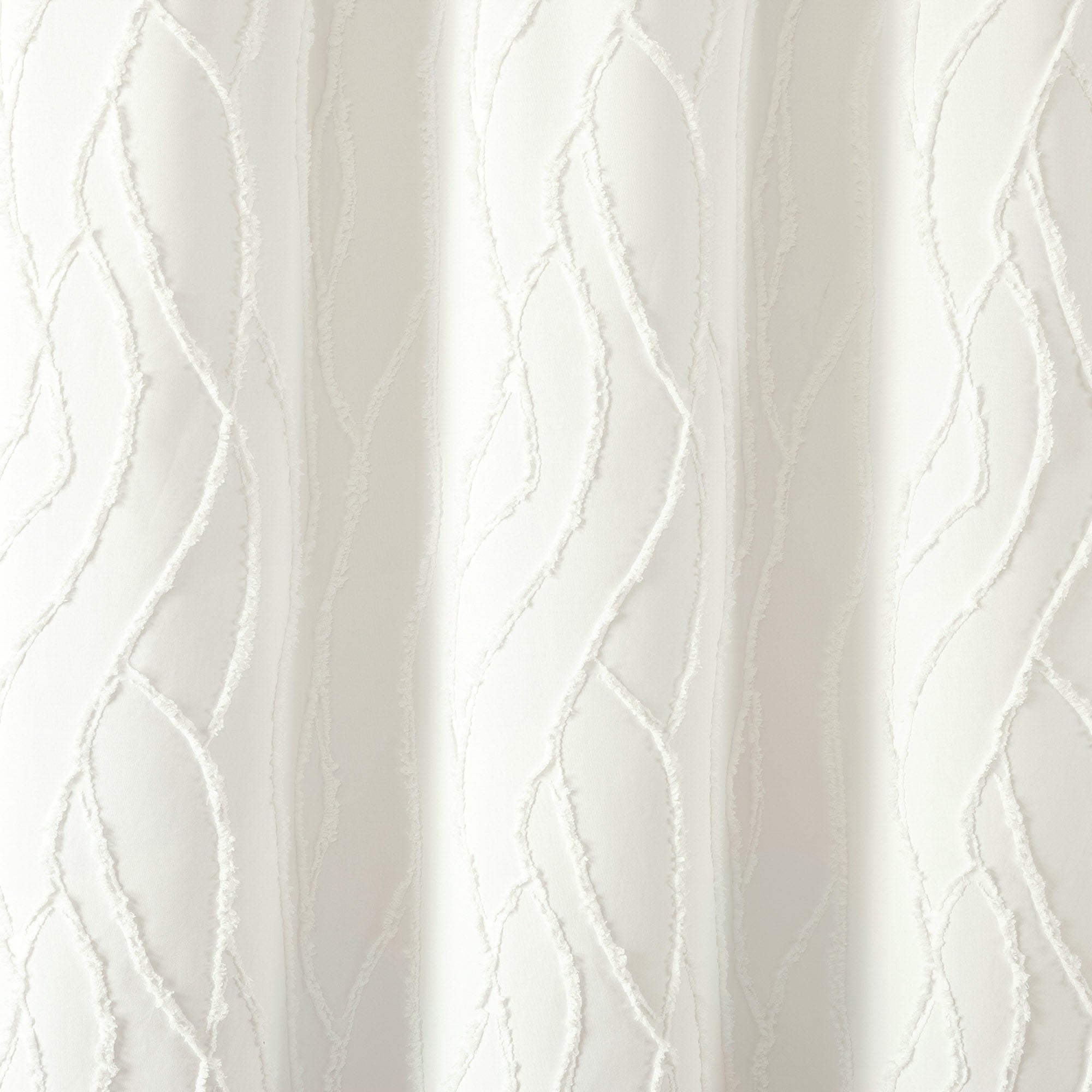 Stylish Jacquard Wave Shower Curtain - Waterproof Bathroom Decor for Modern Homes | Perfect for Spa-Like Showers & Coastal-Themed Bathrooms