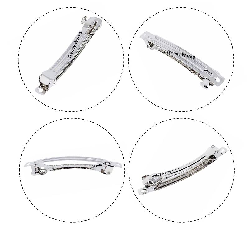 30 Pieces Silver Hair Pins & Clips for Women - 8cm DIY Hair Accessories Set - Perfect for Updos, Braids, Buns & Everyday Styling