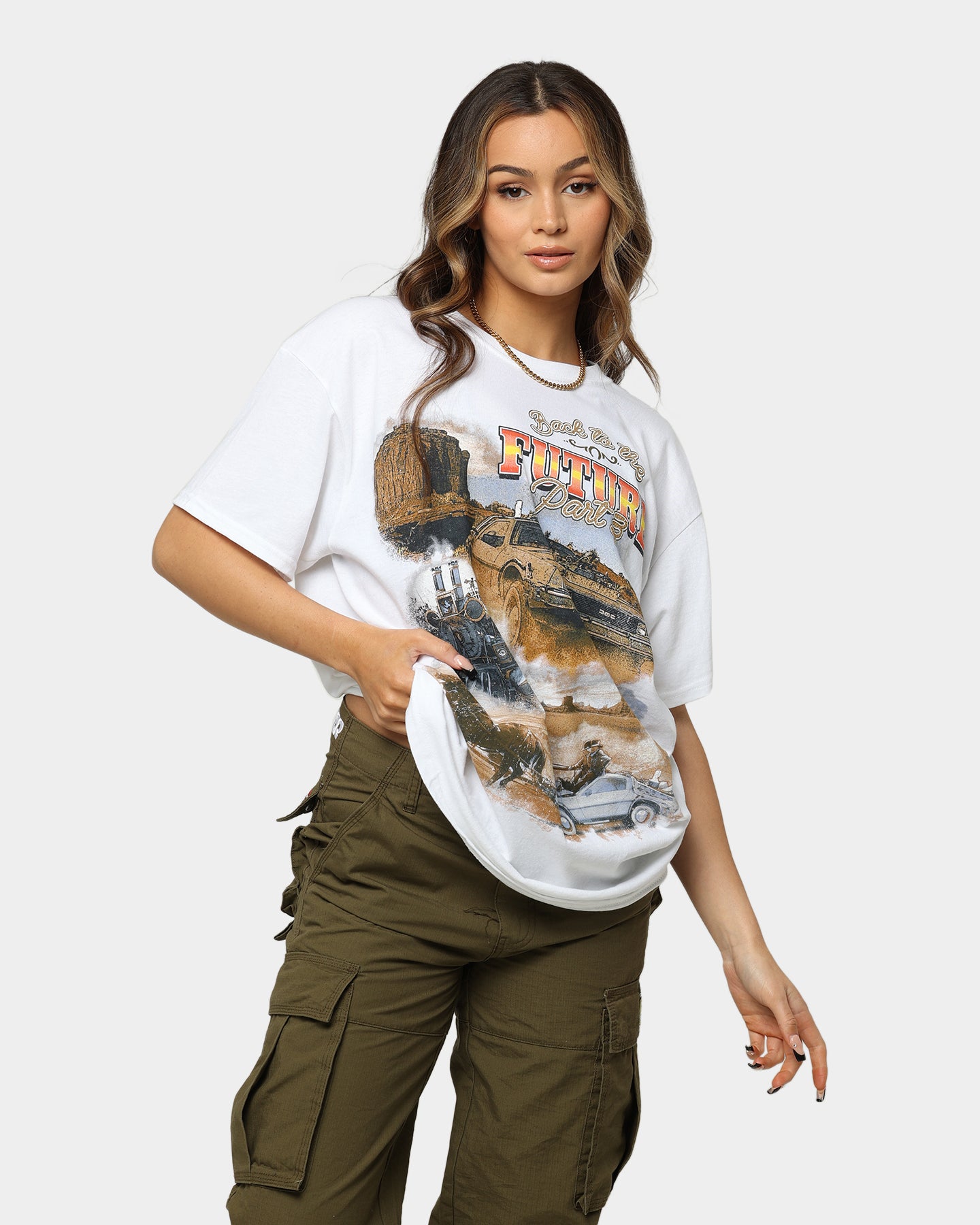 Vintage Back To The Future 3 T-Shirt - Retro Movie Tee for Men & Women - Soft Cotton White Graphic T-Shirt - Perfect for Cosplay, Movie Nights & 80s Theme Parties