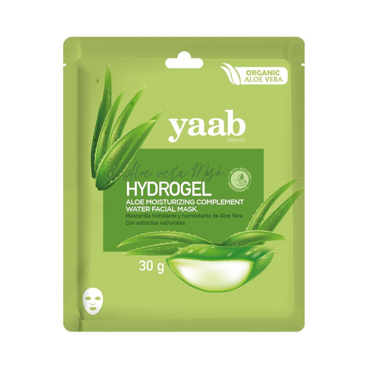 Organic Aloe Vera Face Mask by Yaab Beauty - Hydrating & Soothing for Dry & Sensitive Skin - Perfect for Daily Skincare & Spa Treatments