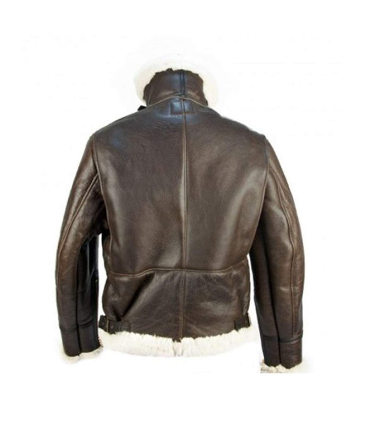 Boys Shearling Collar Leather Bomber Jacket - Warm Winter Coat for Kids | Brown Aviator Style Jacket for Boys | Perfect for Outdoor Play & Cold Weather