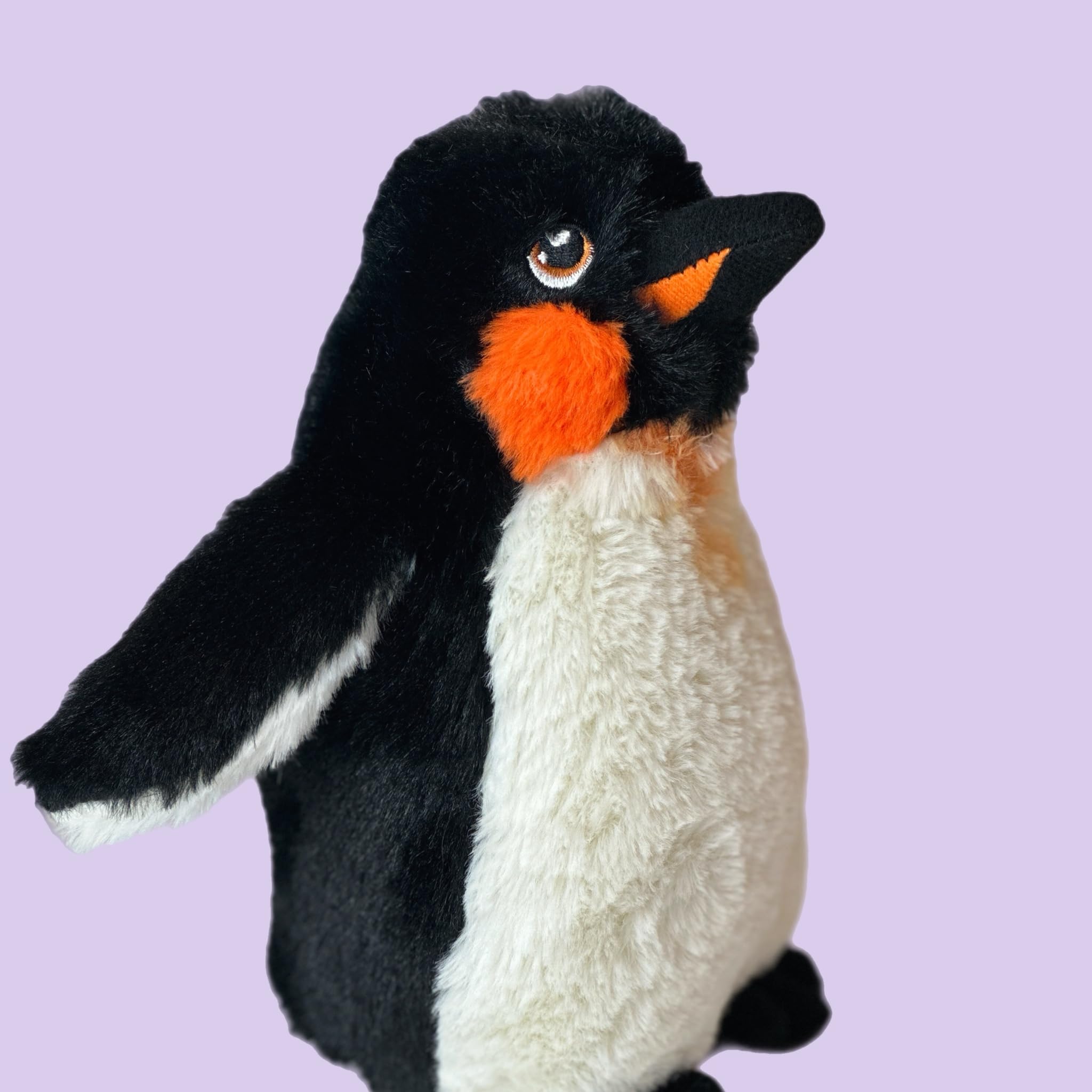 Deluxe Paws 100% Recycled Plush Eco-Friendly Dog Toys - Emperor Penguin Design for Small & Medium Dogs | Sustainable Pet Chew Toys for Indoor Play & Training | Perfect for Eco-Conscious Pet Owners