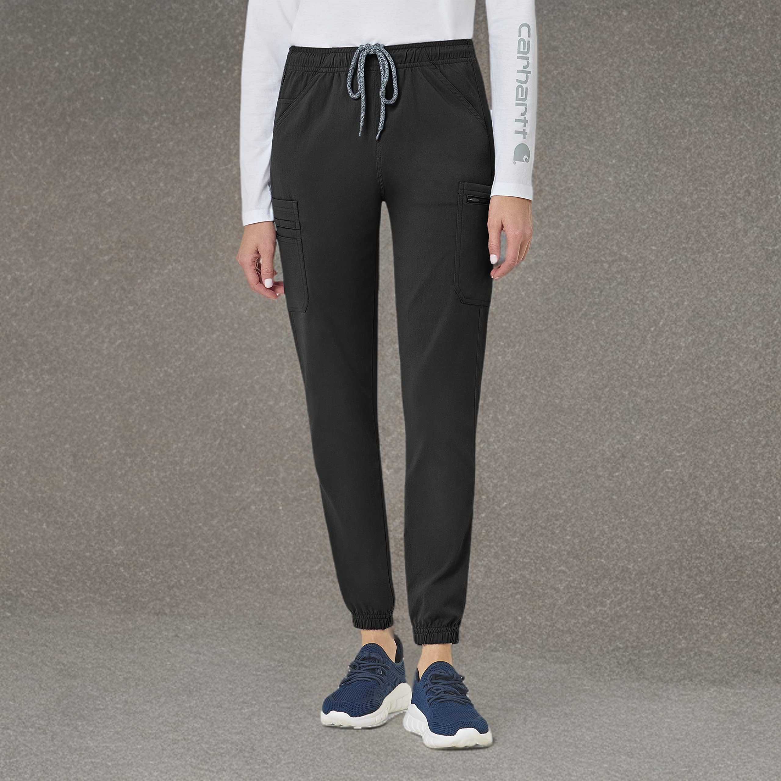 Carhartt Women's Cargo Jogger Scrub Pants - Comfortable Workwear for Nurses, Medical Professionals & Outdoor Activities