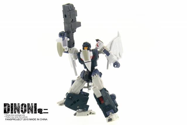 Fansproject Combiner Ryu Oh Dinoni (Yokuryu) - Transformable Dinosaur Robot Toy for Collectors & Kids - Perfect for Display, Play & Anime Enthusiasts