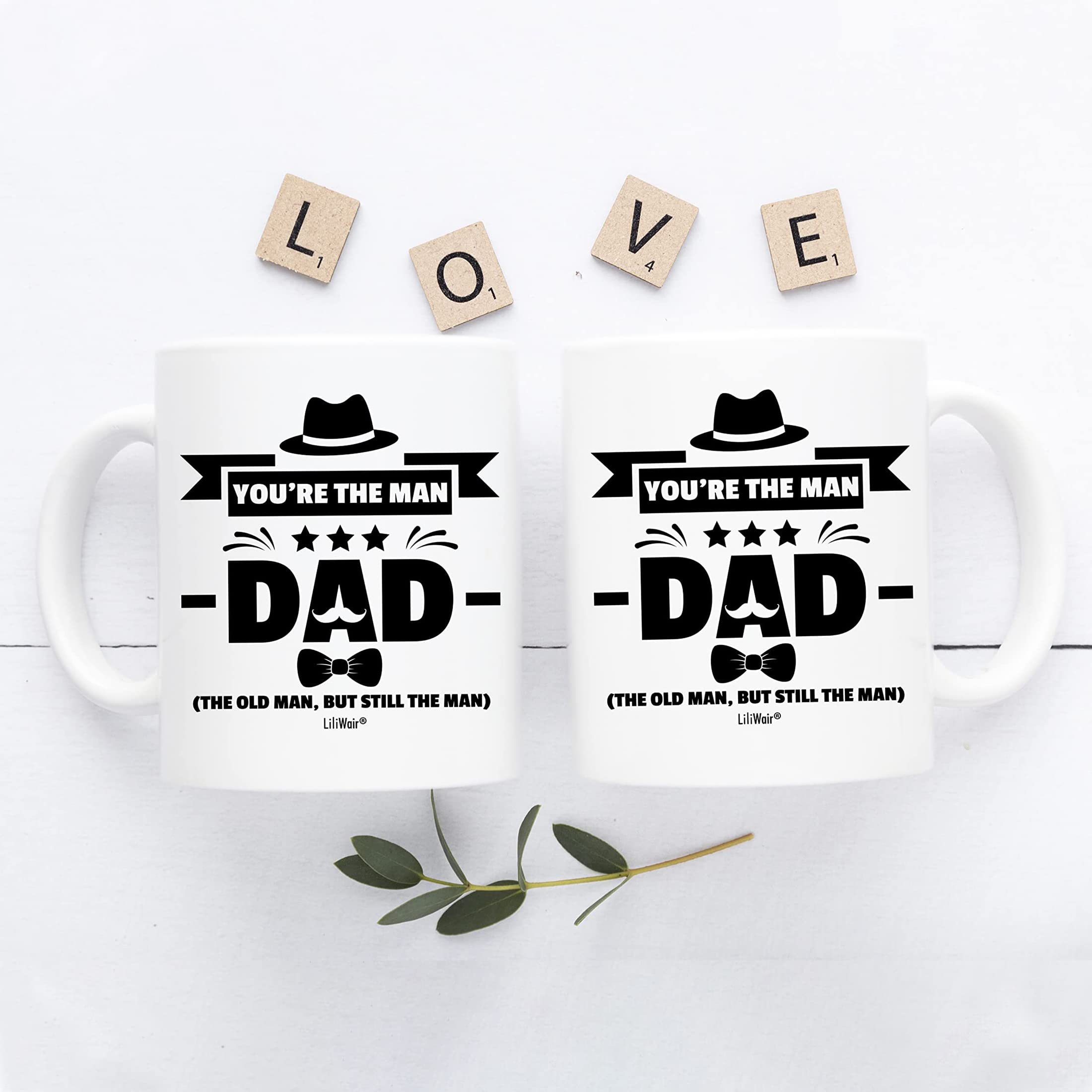 Funny Dad Coffee Mug - Best Christmas Gift for Dad from Daughter, Son or Wife - Unique Birthday Present for Husband, Father, Stepdad & Stepfather - Perfect for Office, Home & Father's Day Celebrations