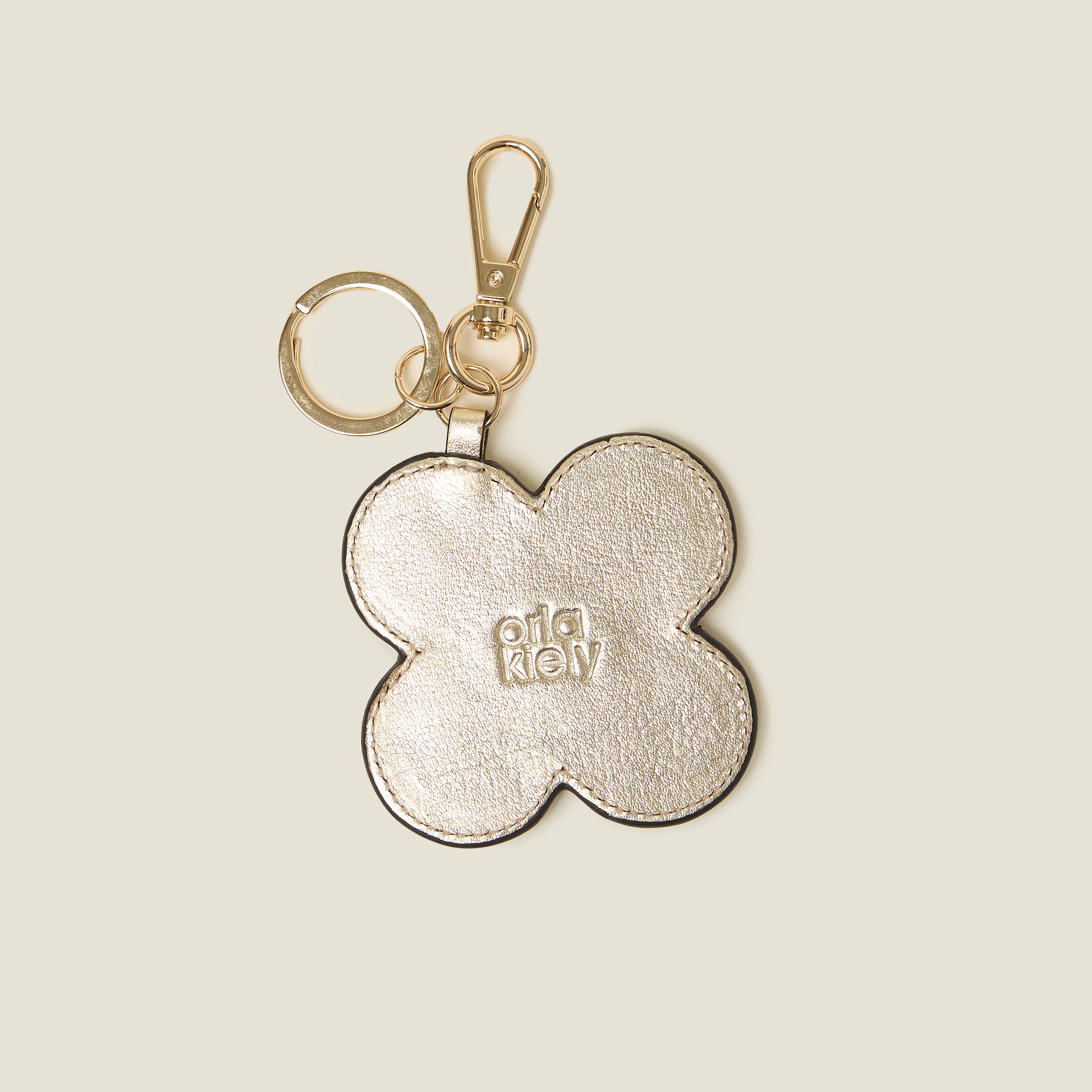 Elegant Gold Floral Keychain - Perfect for Key Organization, Gift Giving, and Everyday Carry Accessories