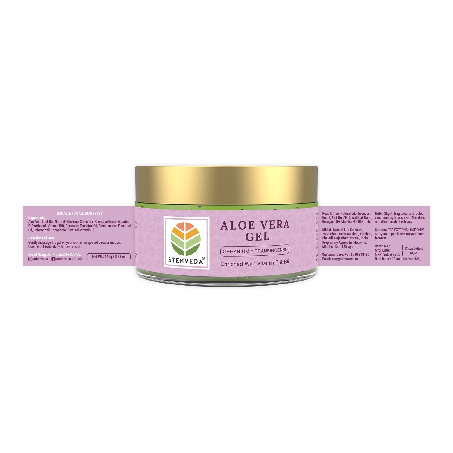 STEMVEDA Anti-Aging Skincare Set - 3-Piece Combo for Flawless Glowing Skin (Vitamin E Serum 100ml, Face Oil 30ml, Aloe Vera Gel 110g) | Sensitive Skin Friendly | Perfect for Daily Hydration & Nighttime Routine