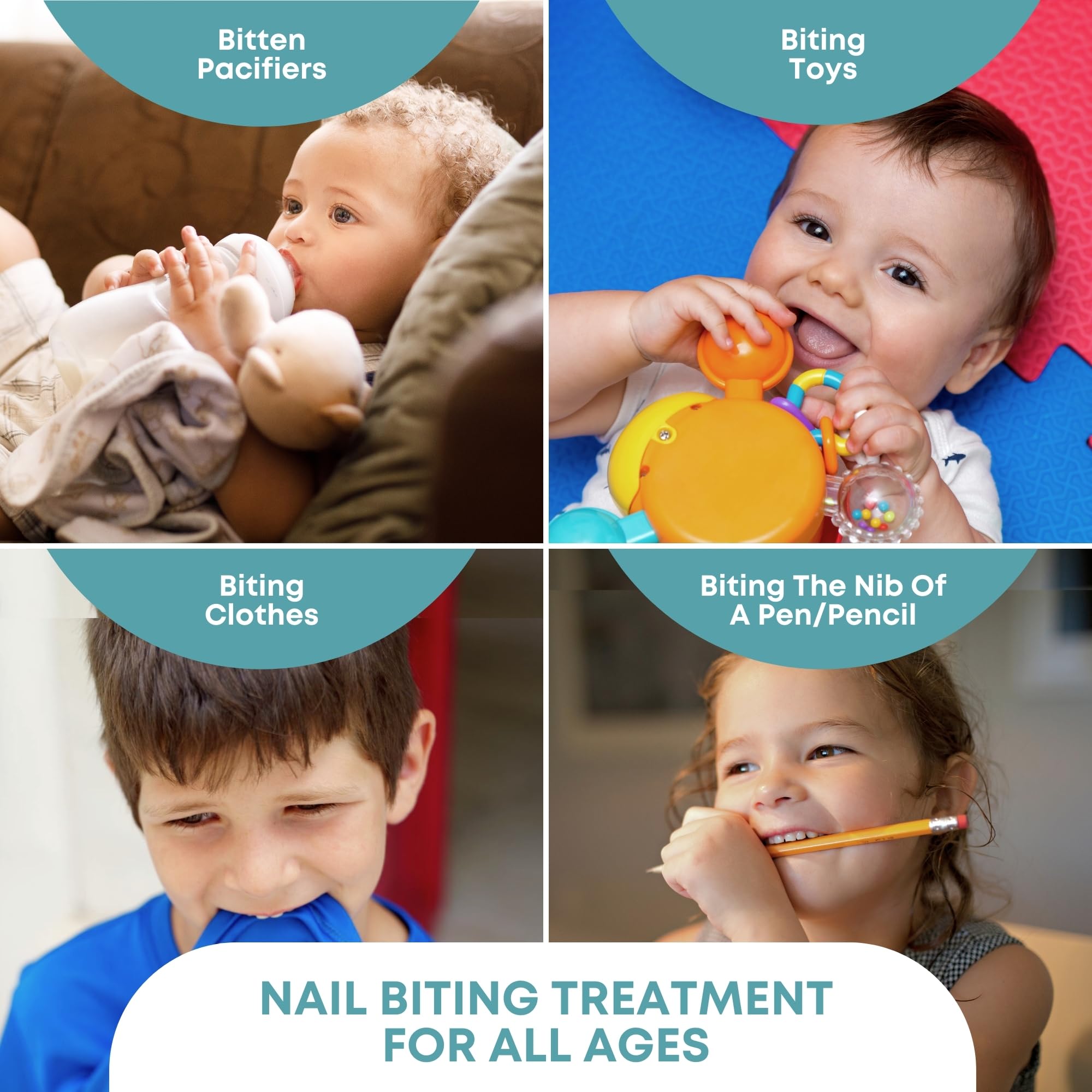 100% Natural Bitter Nail Biting & Thumb Sucking Deterrent for Kids & Adults | Safe, Gentle Formula for Skin & Teeth | Effective Habit Breaker in 21 Days | Perfect for Home, School & Travel Use