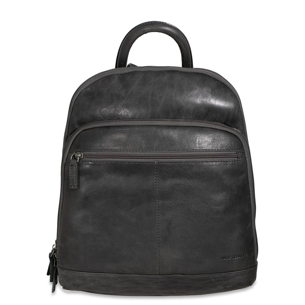 Jack Georges Voyager Small Backpack #7835 (Slate) - Stylish & Compact Daypack for Work, Travel & Outdoor Adventures