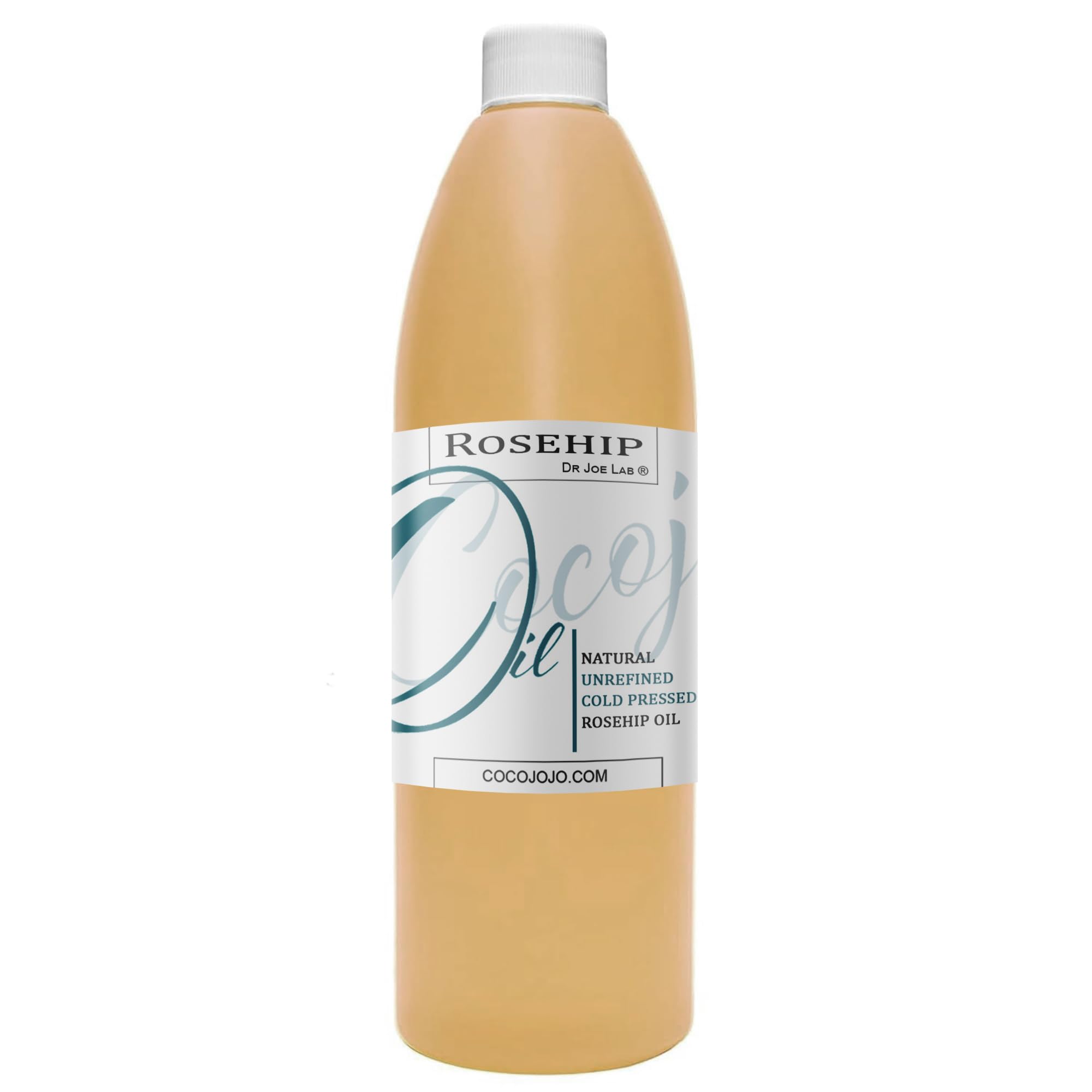 **Organic Cold-Pressed Rosehip Oil for Face & Skin - 100% Pure Unrefined, 16 Oz - Hydrates Hair, Nails & Body - Anti-Aging & Scar Reduction - Perfect for Dry Skin & Night Routine**