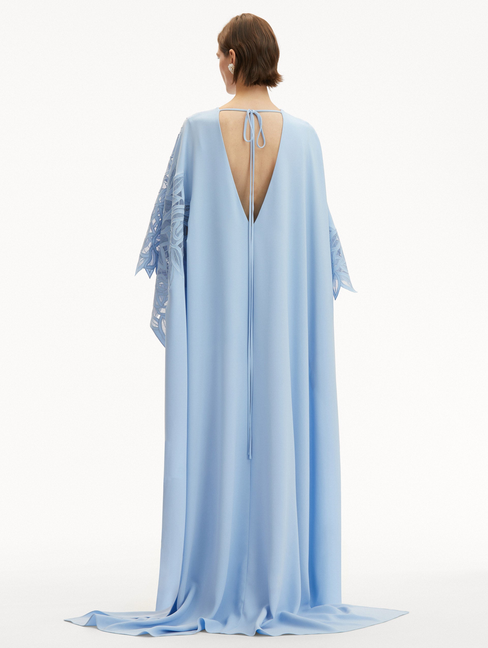 English Rose Cutout Caftan - Floral Summer Beach Dress for Women | Boho Chic Cover Up, Poolside Lounge & Vacation Outfit