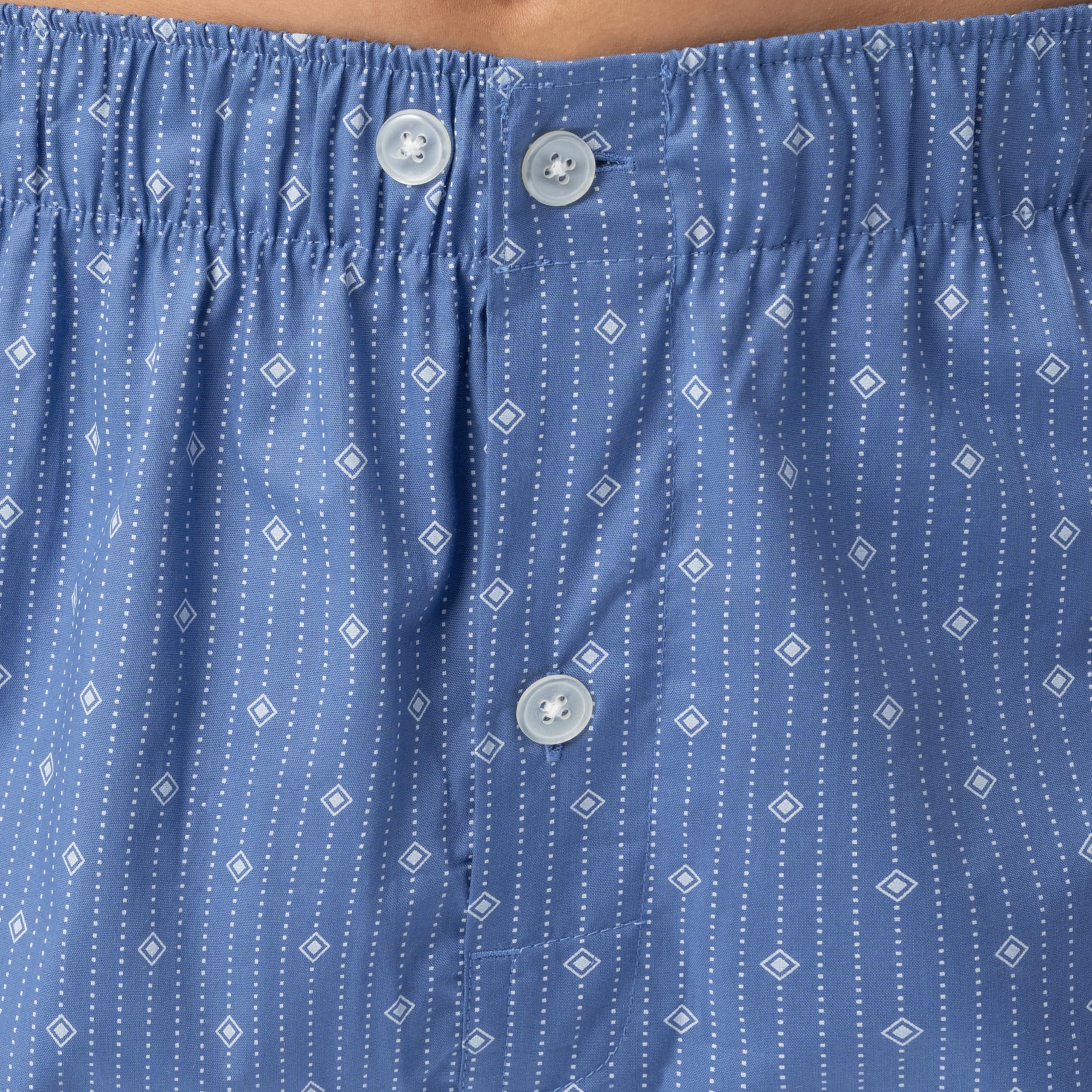 Fruit of the Loom Men's Long Sleeve Broadcloth Pajama Set - Soft & Comfortable Sleepwear for Relaxing at Home or Lounging