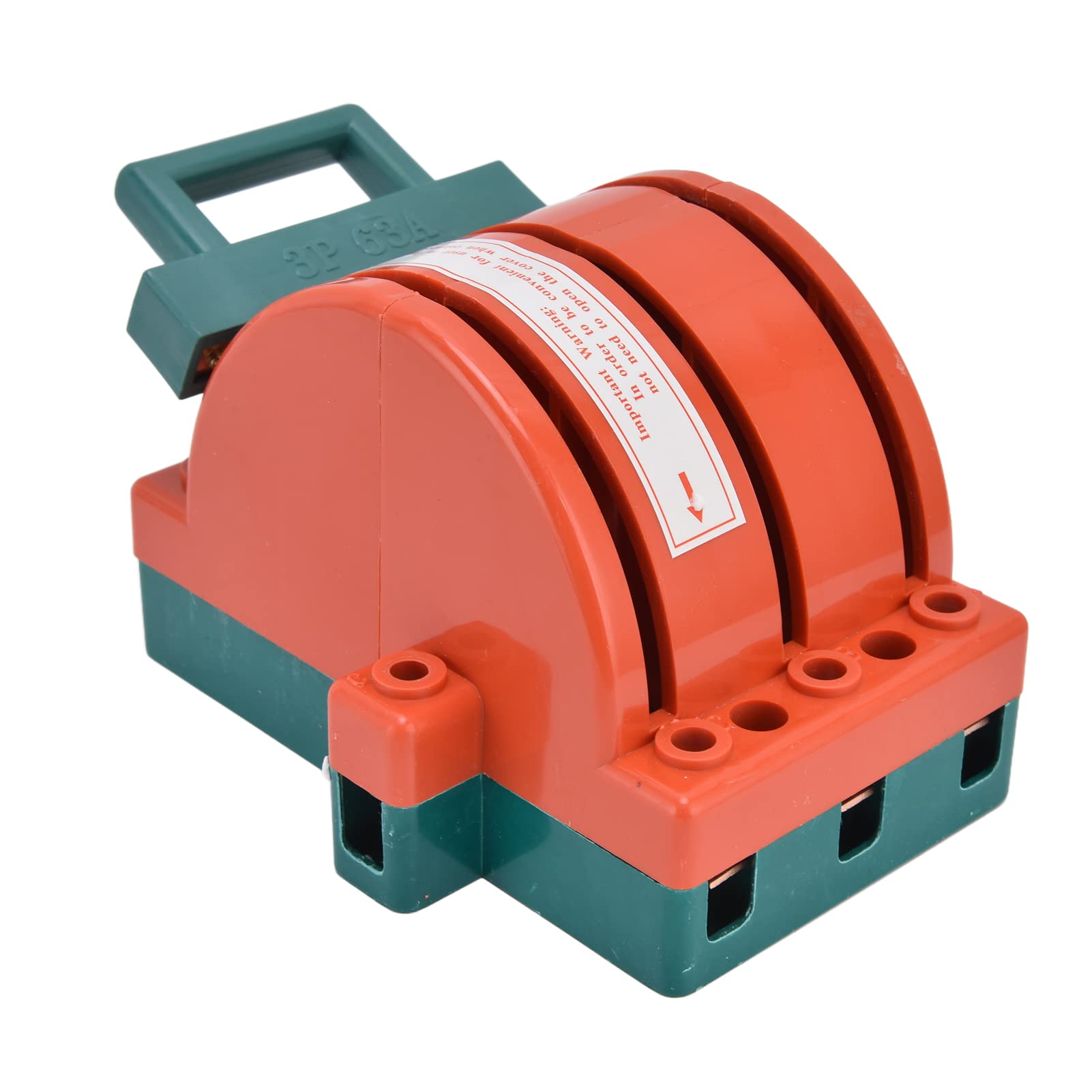 3P 63A Double Throw Electric Knife Switch - Safety Disconnect Switch for Power Isolation | RPSHK11 Bidirectional Double Power Transfer Switch | Ideal for Industrial Electrical Panels, Power Distribution Systems & Backup Generator Applications