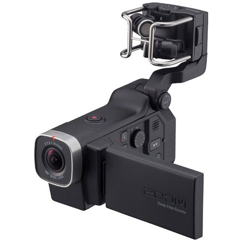 Zoom Q8 Handy Video Recorder - 4K HD Video Camera with 4-Track Audio Recording, 32GB SD Card & Tripod Included | Perfect for Vlogging, Live Performances & Content Creation