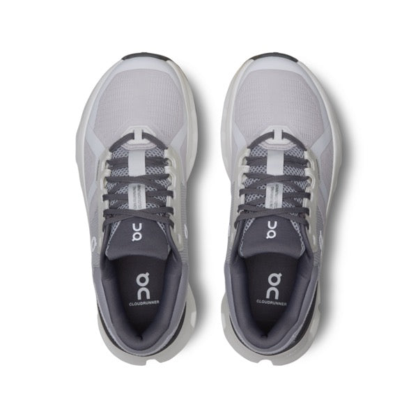 Women's Cloudrunner 2 Running Shoes - Lightweight Frost White Sneakers for Jogging, Gym & Outdoor Activities