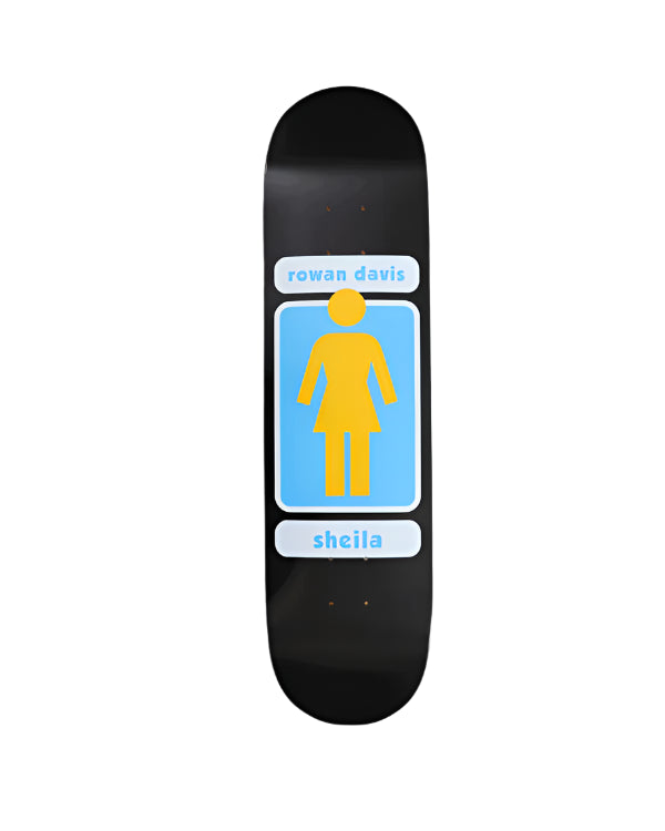 Girl's 93 TIL WR46 D2 Professional Skateboard Deck - Perfect for Street Skating, Tricks & Park Riding