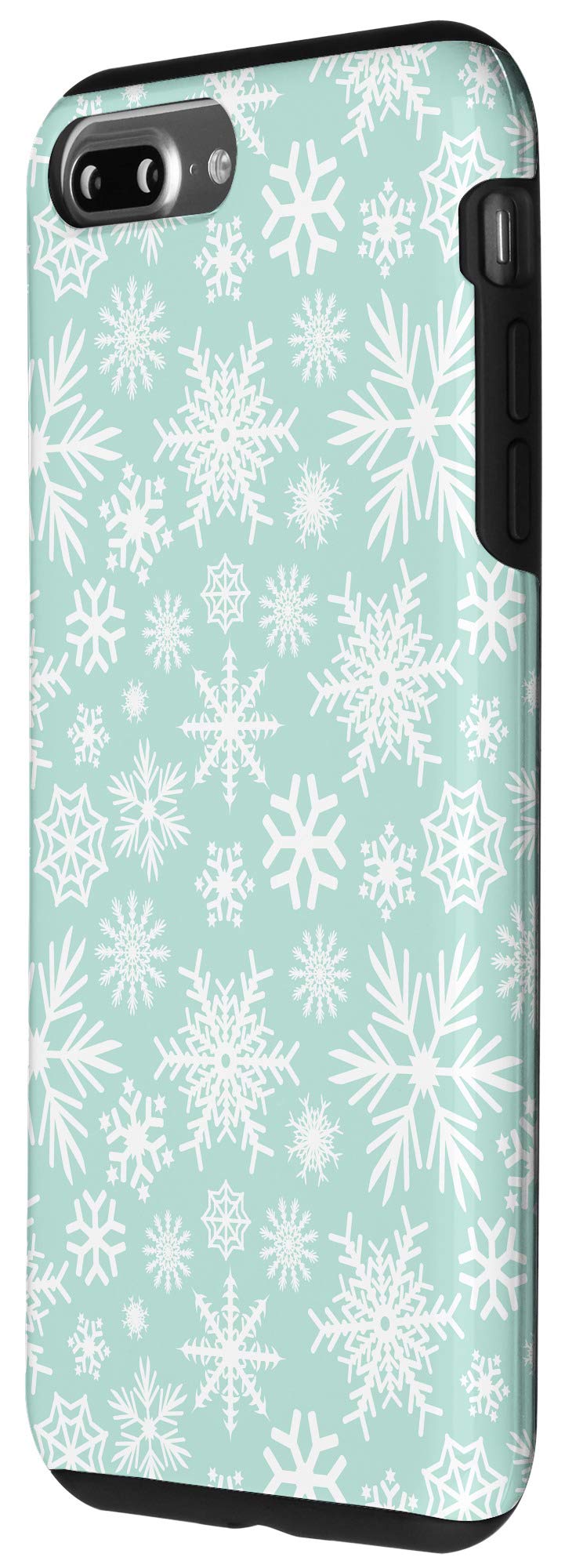iPhone 7 Plus/8 Plus Christmas Snowflake Phone Case - Holiday Themed Protective Cover for Winter & Gift Giving Scenes