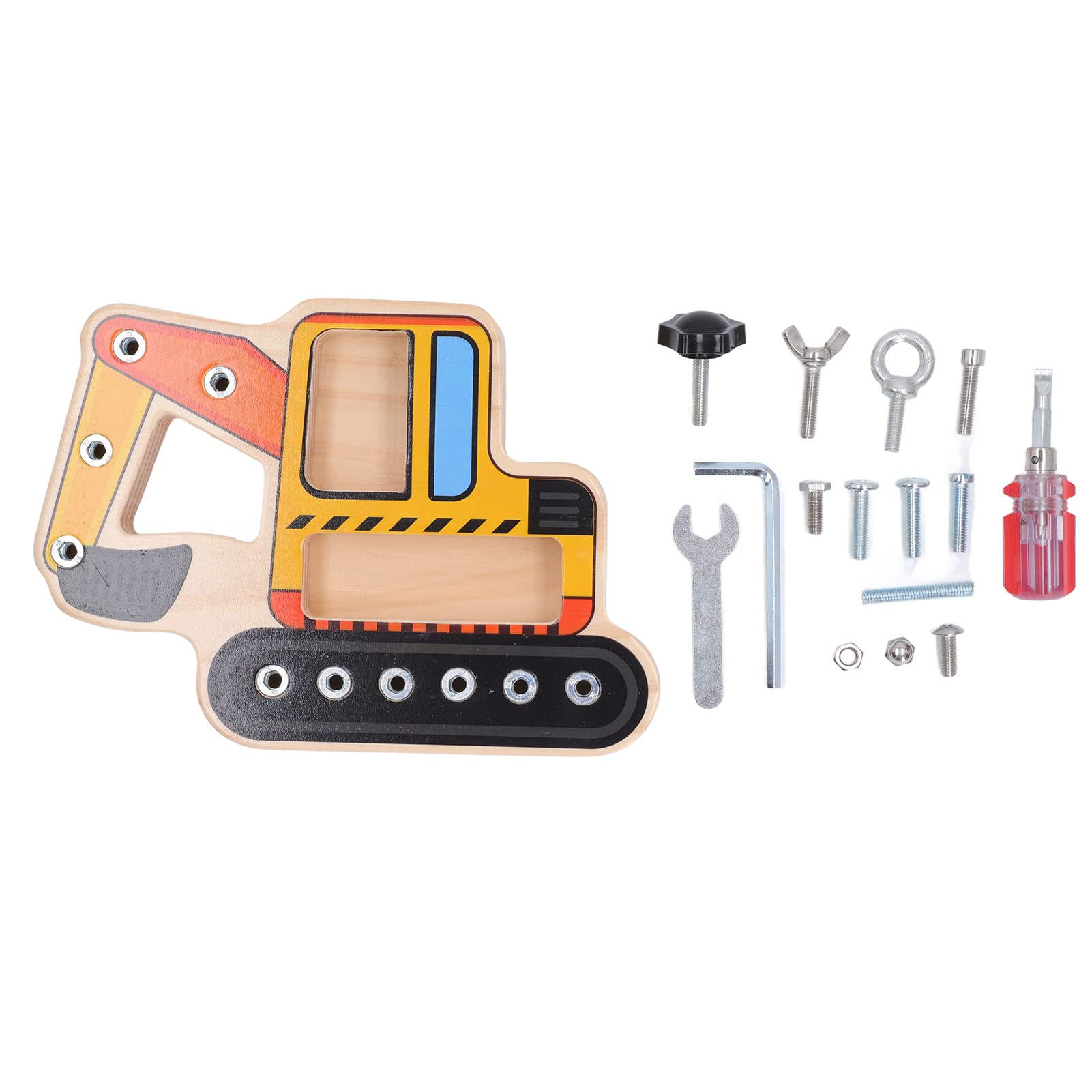 Montessori Screwdriver Board Set - Wooden Educational Toys for Toddlers & Preschoolers | Basic Life Skills, Sensory Learning, Fine Motor Development | Perfect for Homeschooling & Early Childhood Classroom Activities