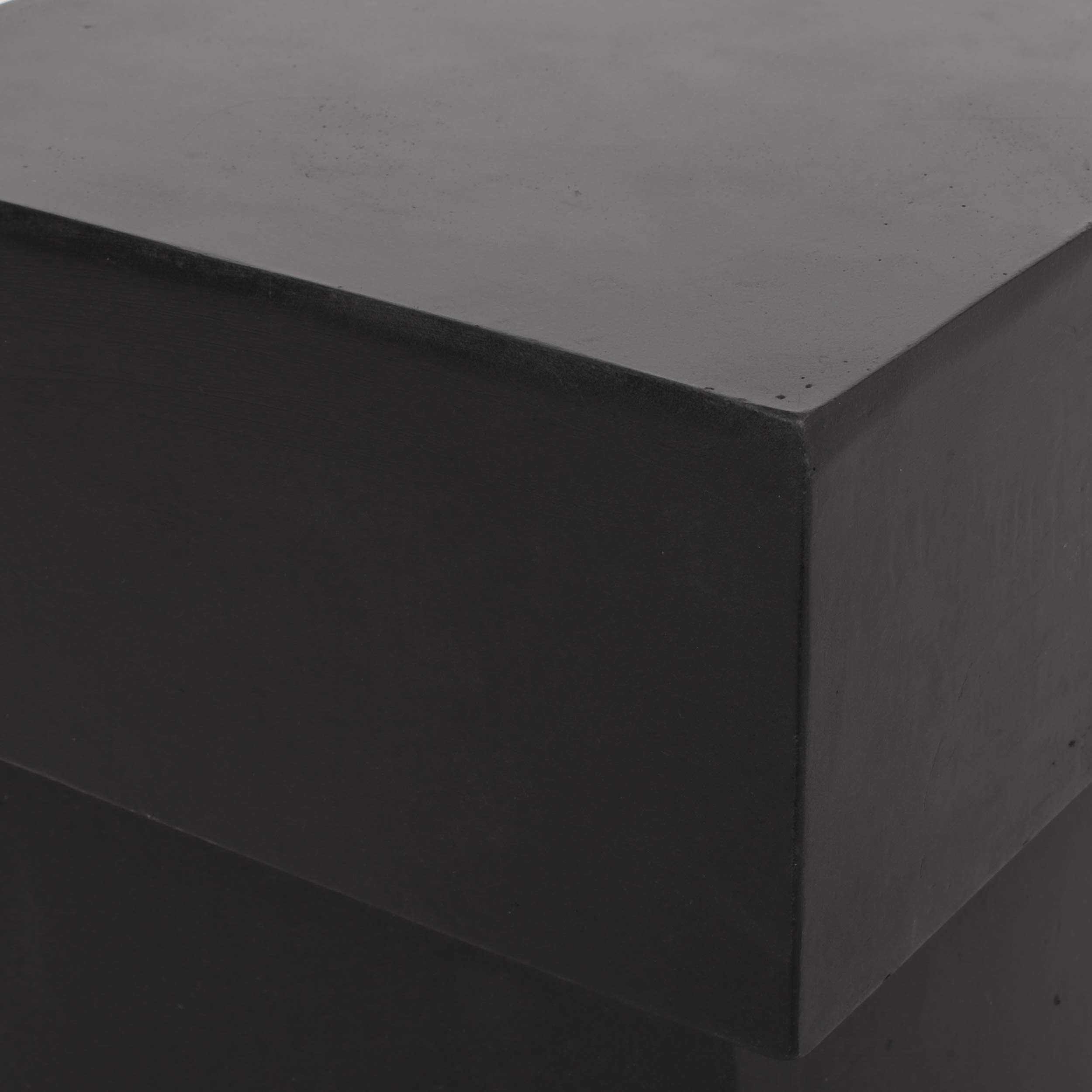 Christopher Knight Home Jack Outdoor Modern Side Table - Matte Black End Table for Patio, Garden, Poolside & Deck - Weather-Resistant Accent Table for Outdoor Furniture