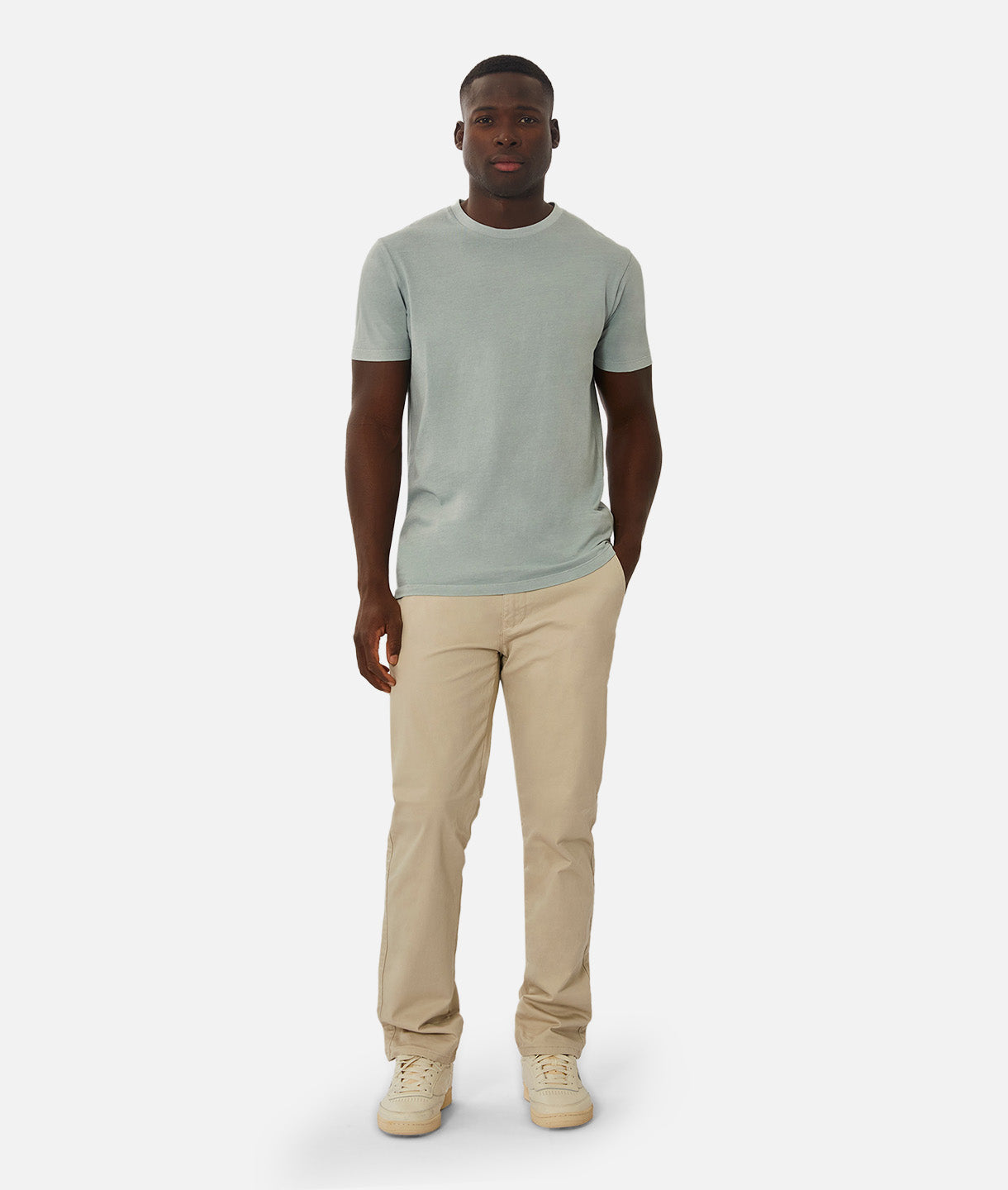 Premium Classic Cotton T-Shirt for Men | Soft & Comfortable Basic Tee in Faded Blue | Casual Wear, Layering & Everyday Outfits