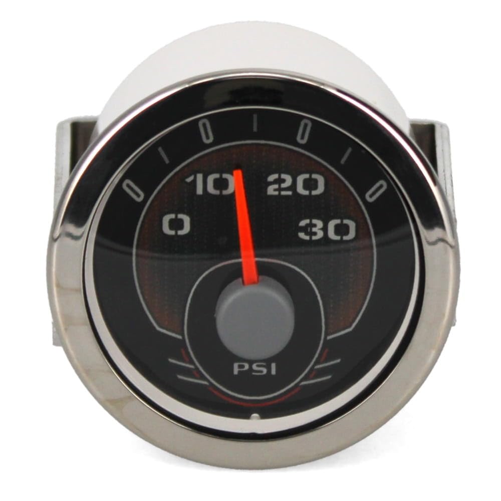 Boat Water Pressure Gauge 2 1/8 Inch - Marine Engine Performance Monitor for Bass Boats, Fishing & Speedboats - Black (Part #960884) | Perfect for Outboard Motor Maintenance & Watercraft Diagnostics
