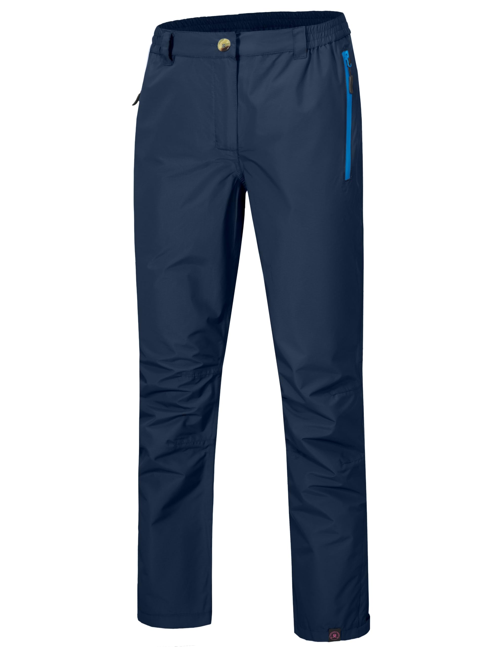 Little Donkey Andy Women's Waterproof Rain Pants - Lightweight Breathable Hiking Over Pants for Outdoor Activities, Camping & Travel - Windproof Rainproof Trousers