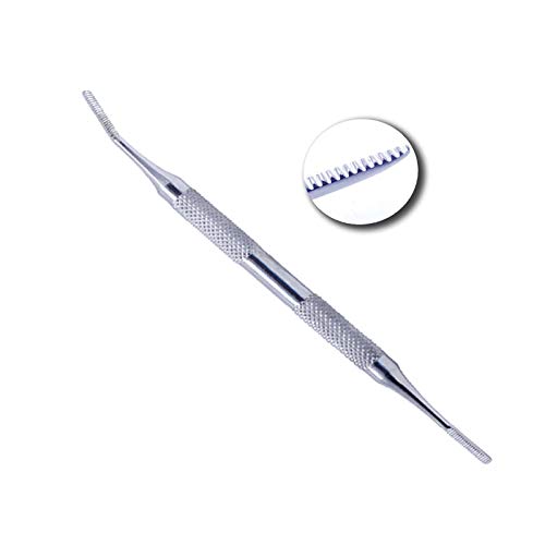 Professional Stainless Steel Ingrown Toenail File - Double Edge Podiatry Tool for Ingrown Nail Treatment & Foot Care - Perfect for Home Pedicure, Salon Use & Chiropody Practice