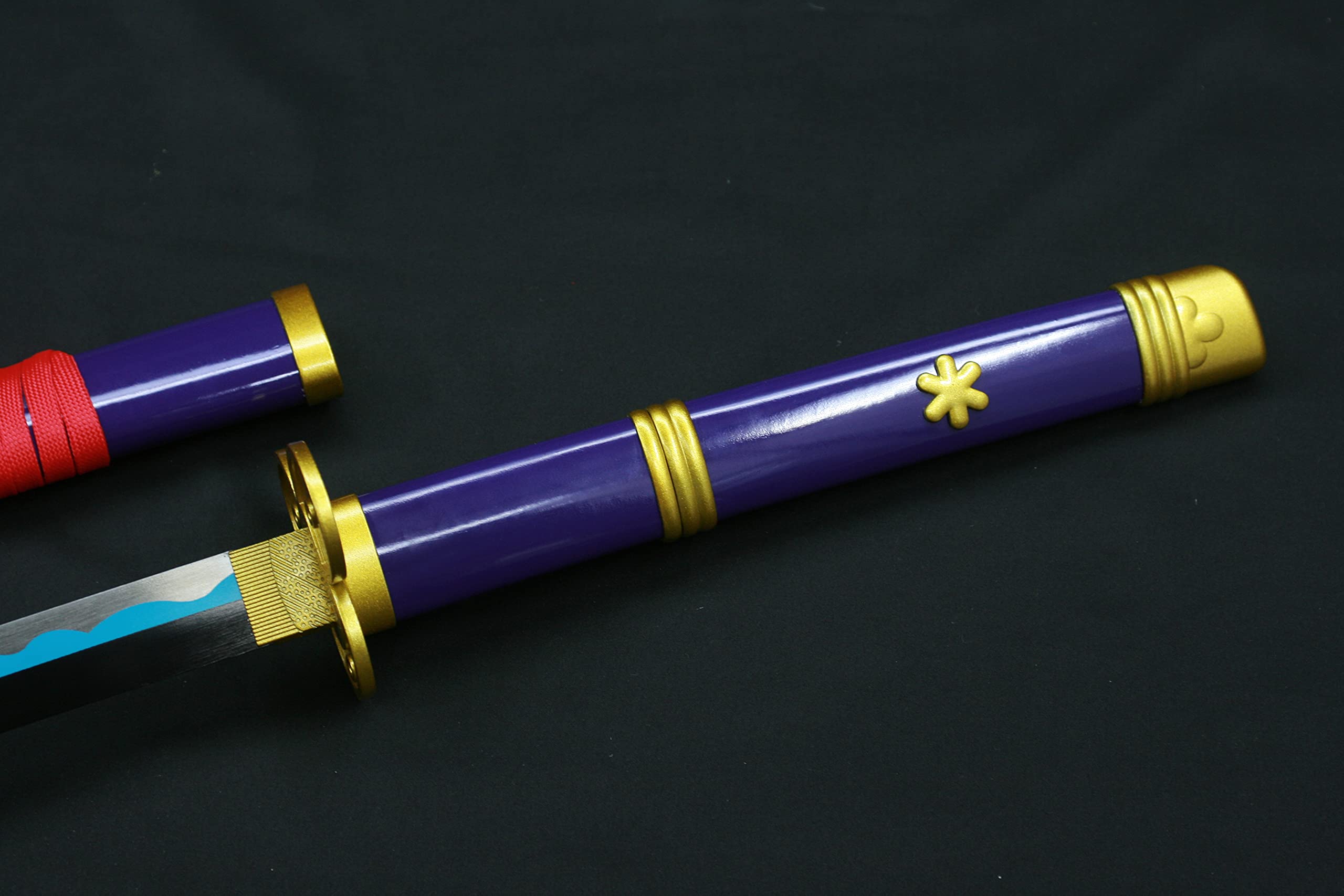 Premium Roronoa Zoro Yama Enma & Ame no Habakiri Replica Swords - Carbon Steel One Piece Anime Cosplay Props for Collectors & Fans - Perfect for Cosplay, Display, and Themed Events