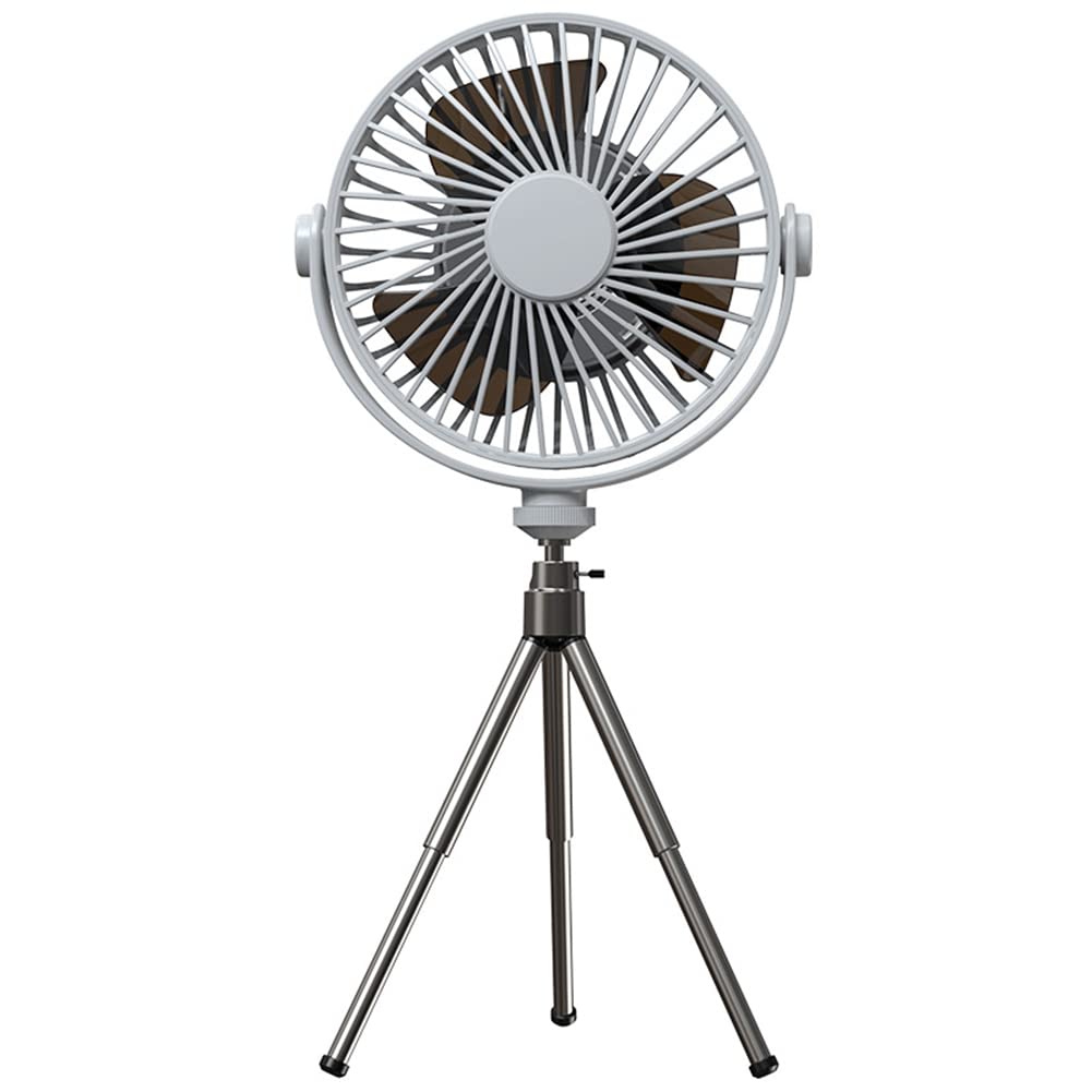 Yepar Portable 3-in-1 Cooling Fan with Adjustable Tripod & Timer - Quiet Desktop Fan for Home, Office, Camping & Outdoor Use - Black