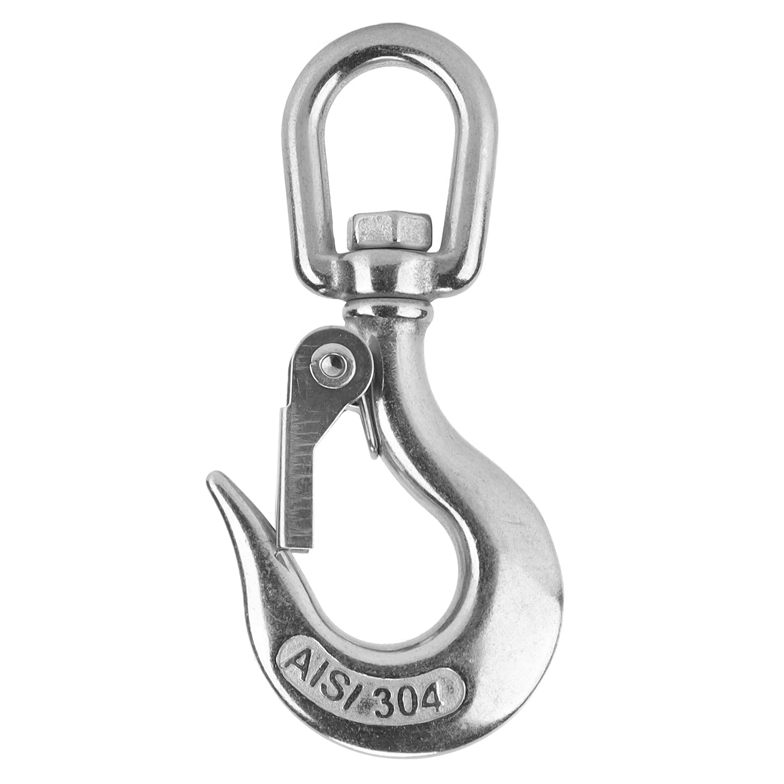 Stainless Steel Lifting Hook 150KG (1000KG Capacity) - Heavy Duty Crane Hook for Construction, Engineering & Industrial Lifting - Perfect for Warehouse, Shipyard, and Rigging Applications